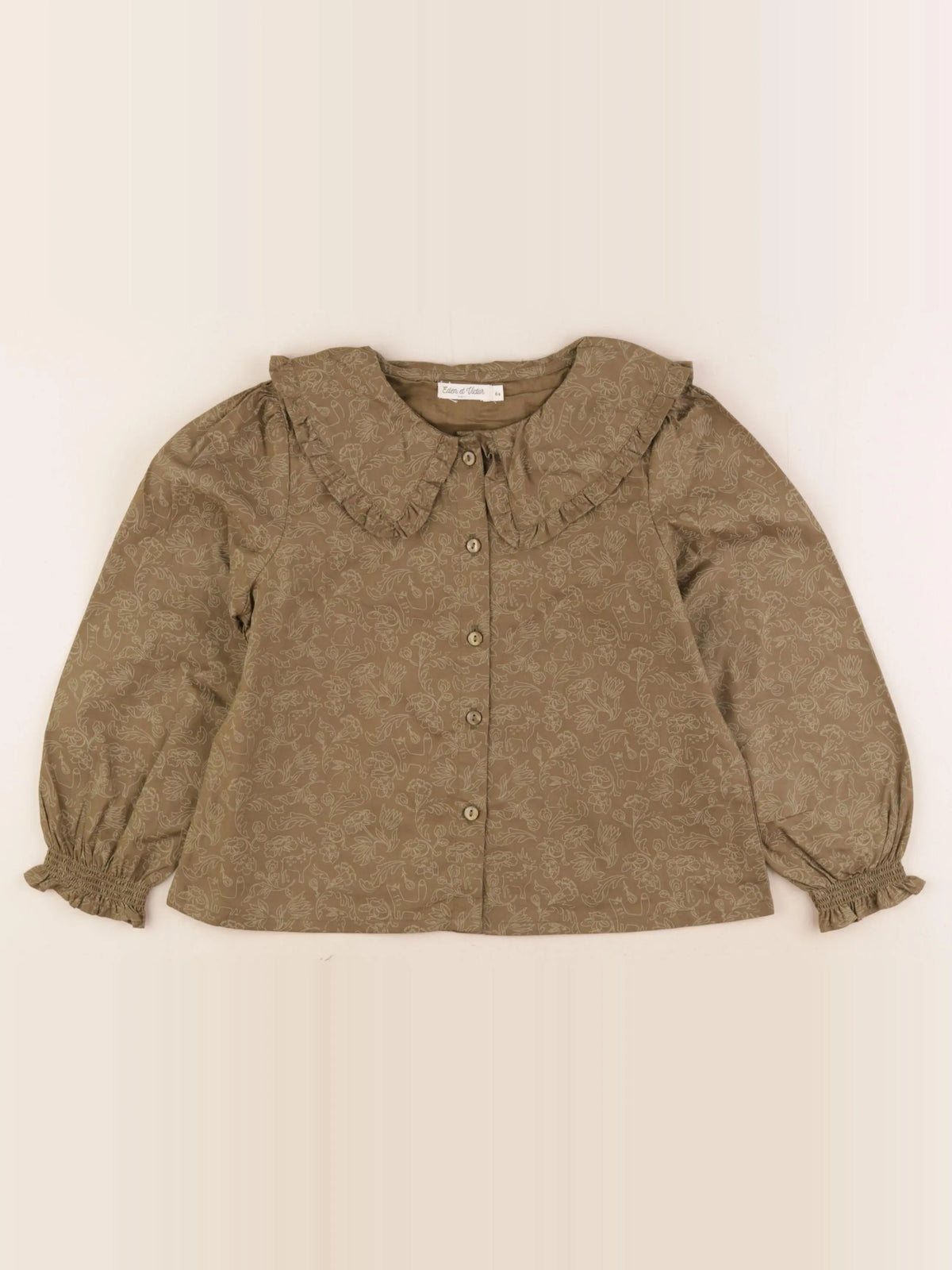 Eden & Victor - blouse vert - 6 ans