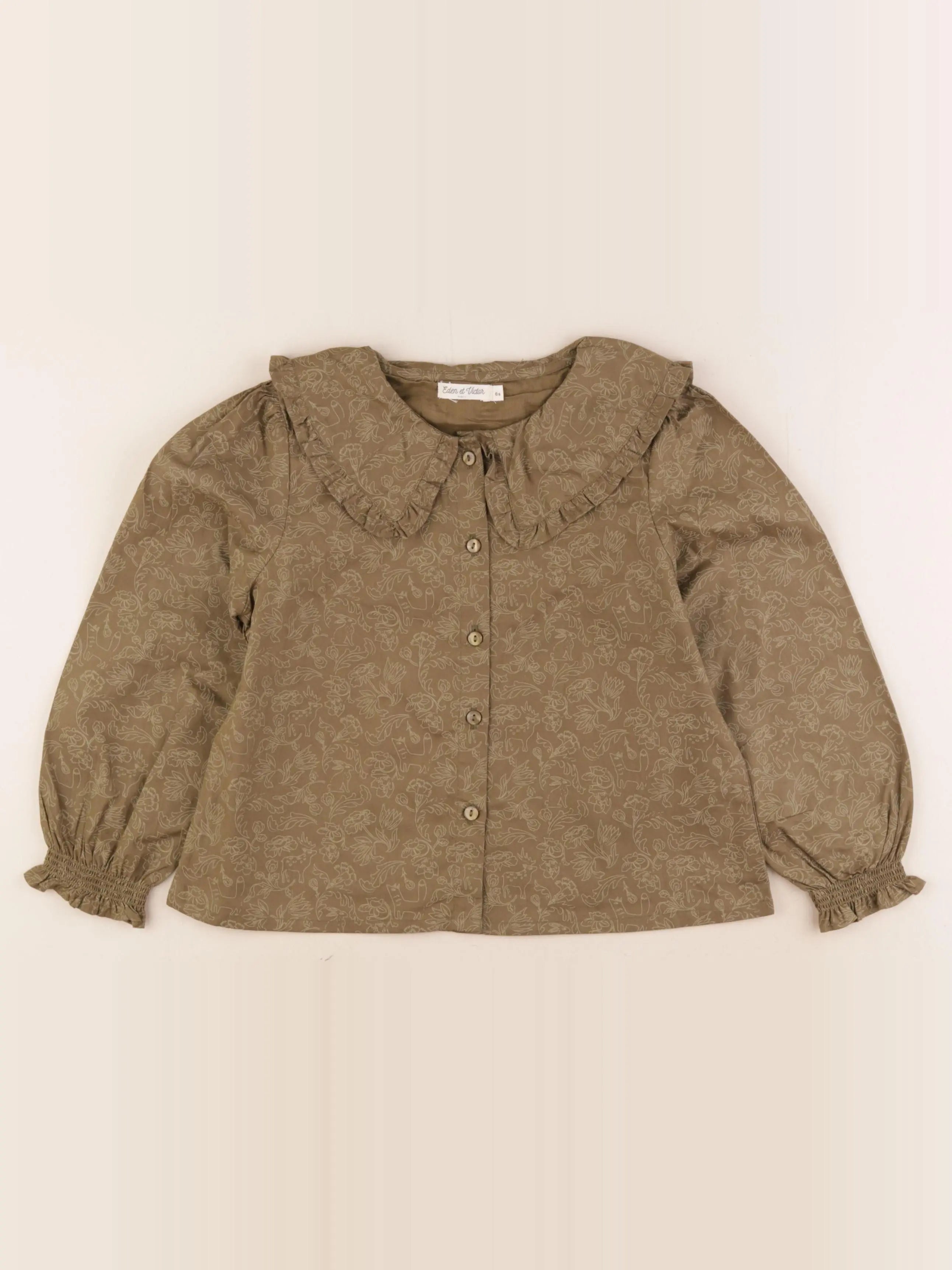 Eden & Victor - blouse vert - 6 ans