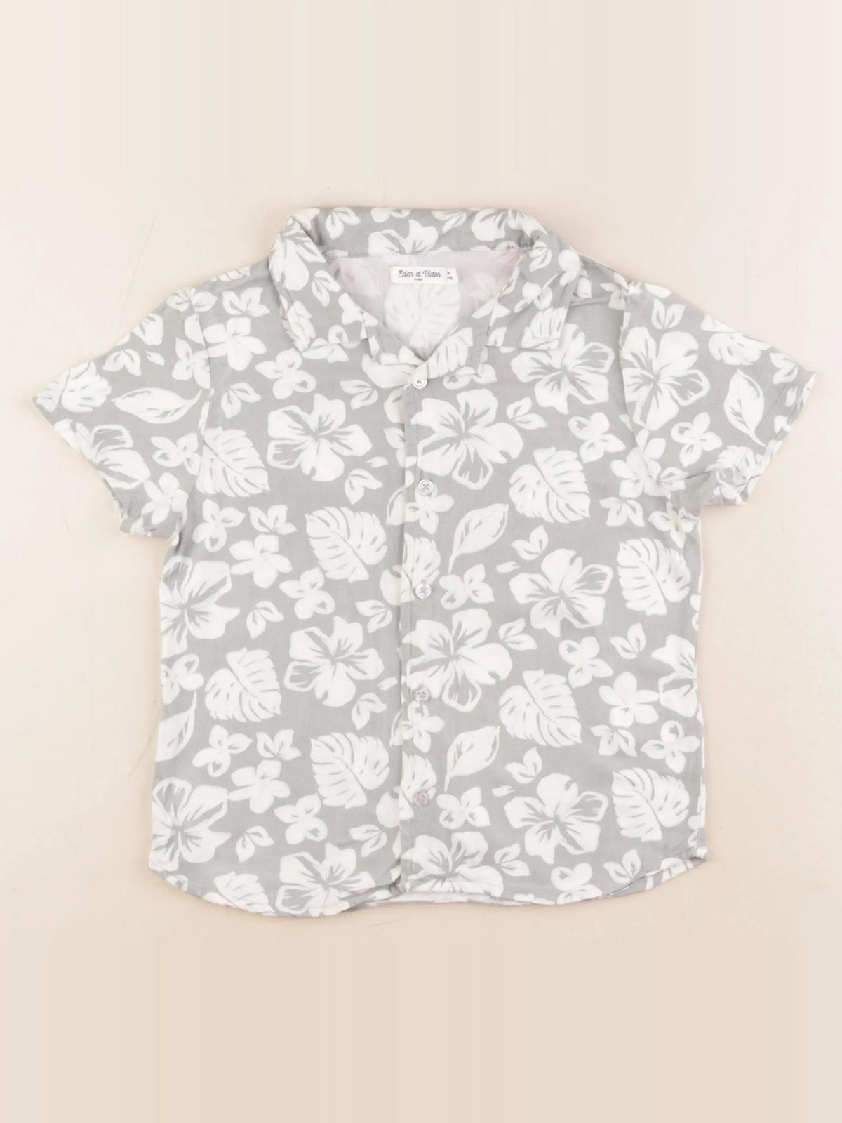 Eden & Victor - chemise vert - 6 ans