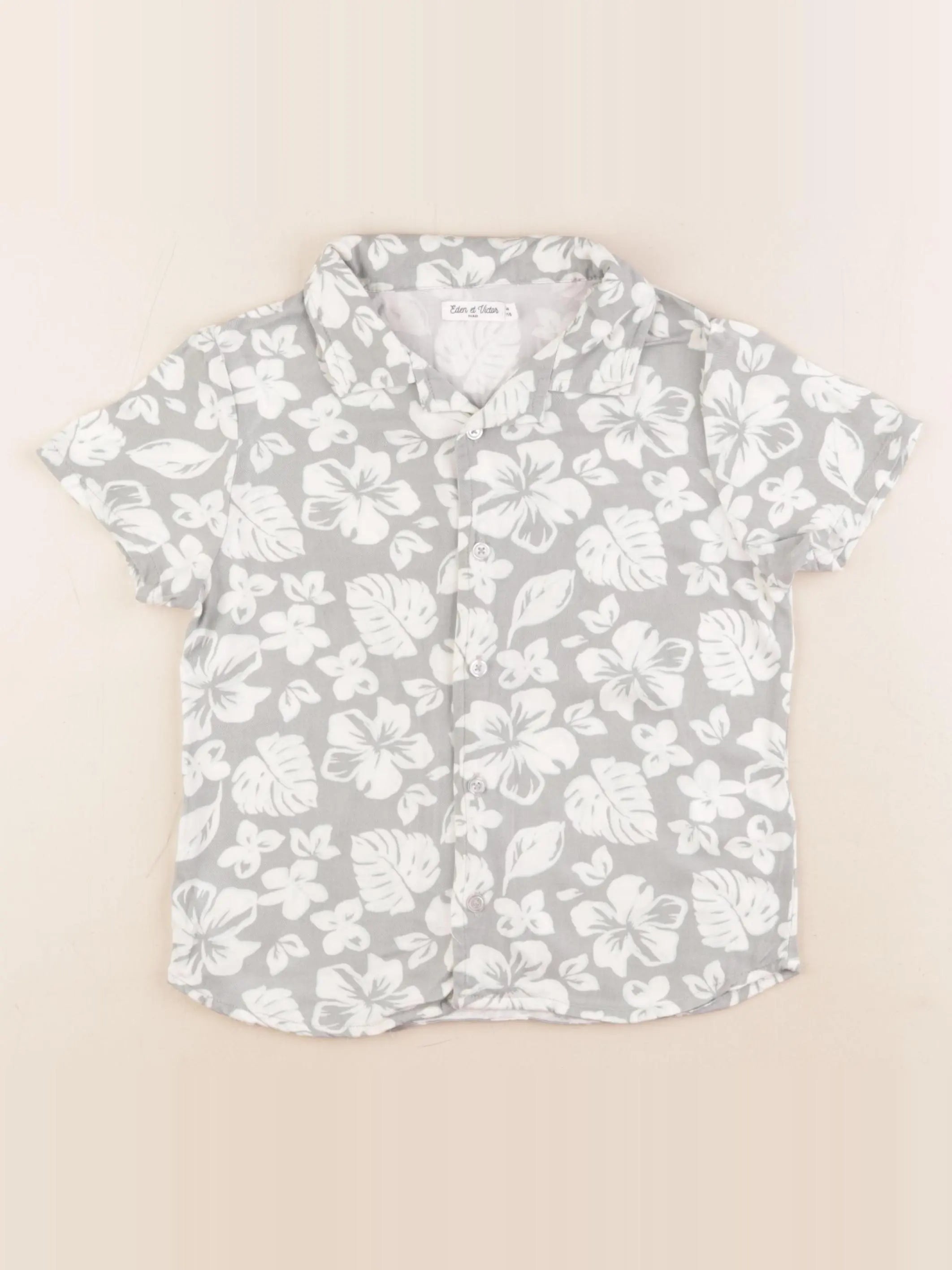 Eden & Victor - chemise vert - 6 ans