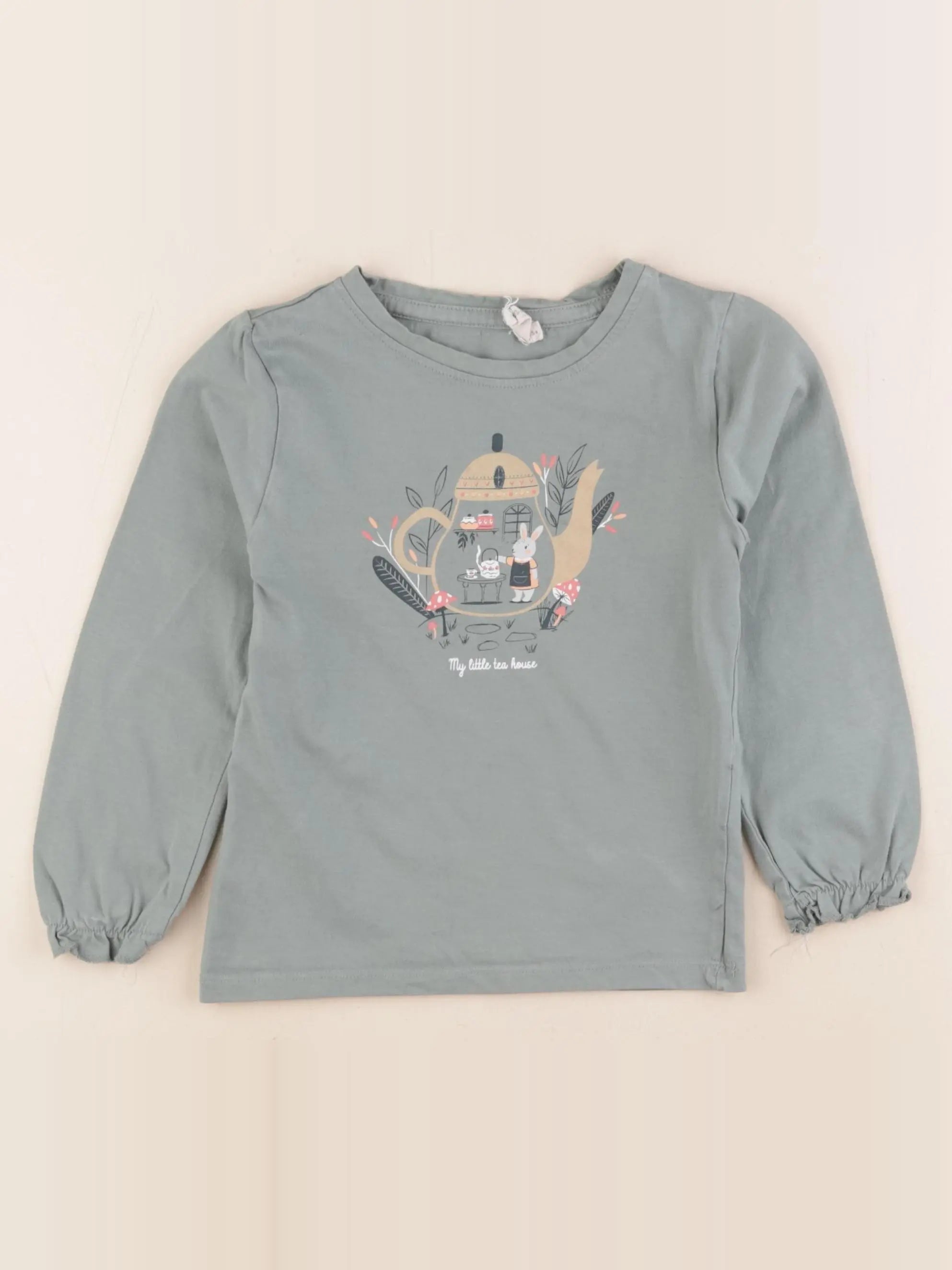 Eden & Victor - tee-shirt vert - 5 ans