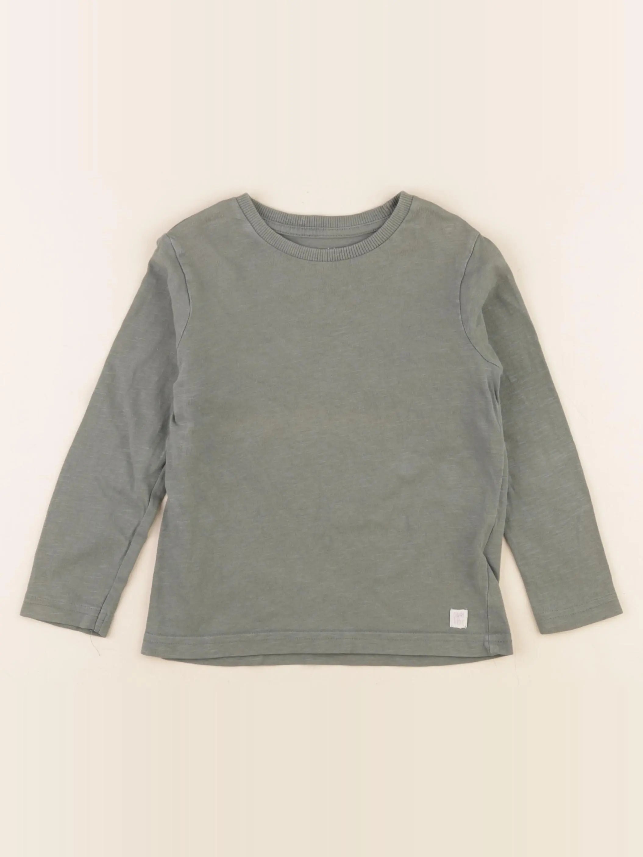 Vertbaudet - tee-shirt vert - 4 ans