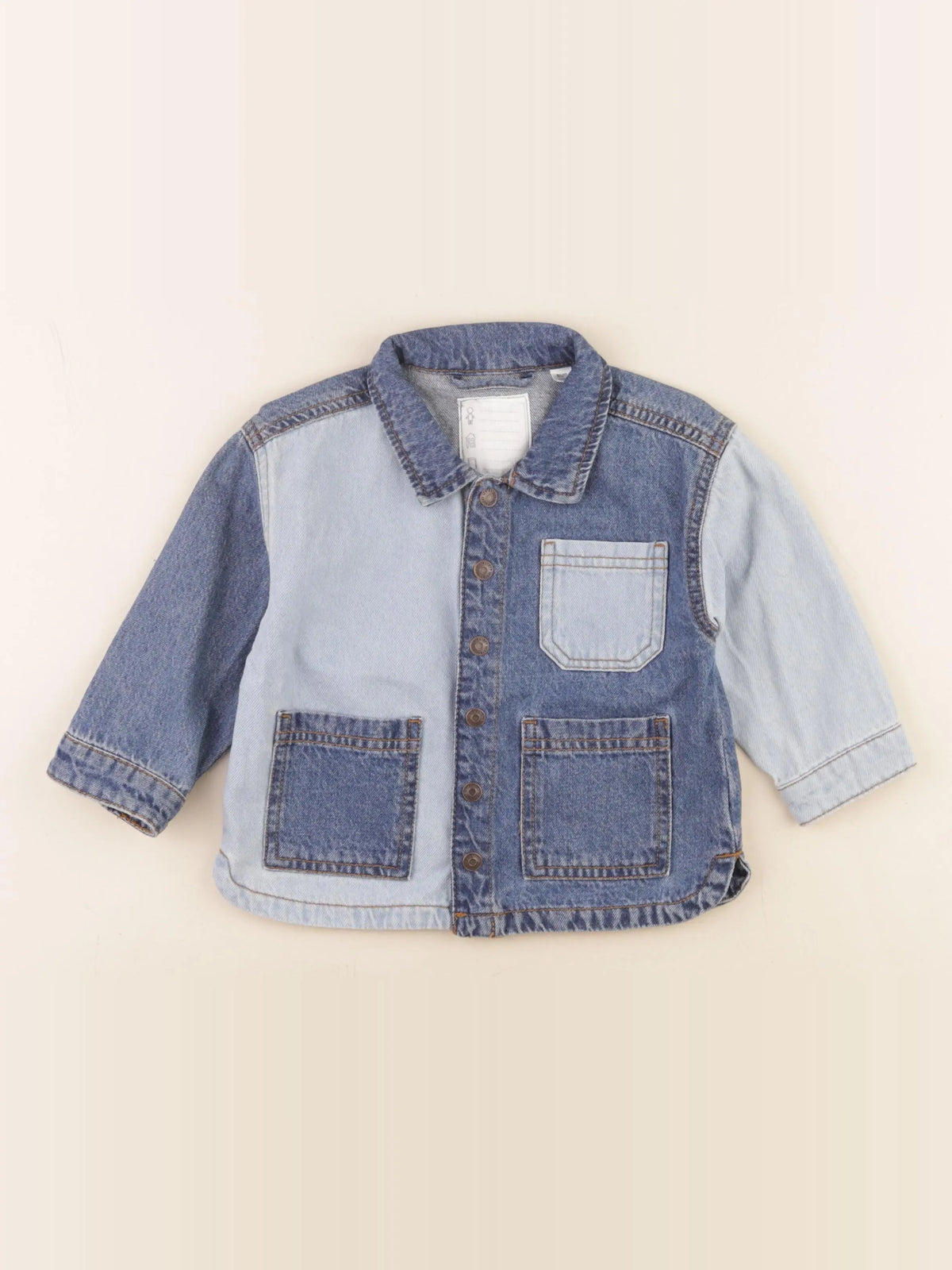 Vertbaudet - veste bleu - 18 mois