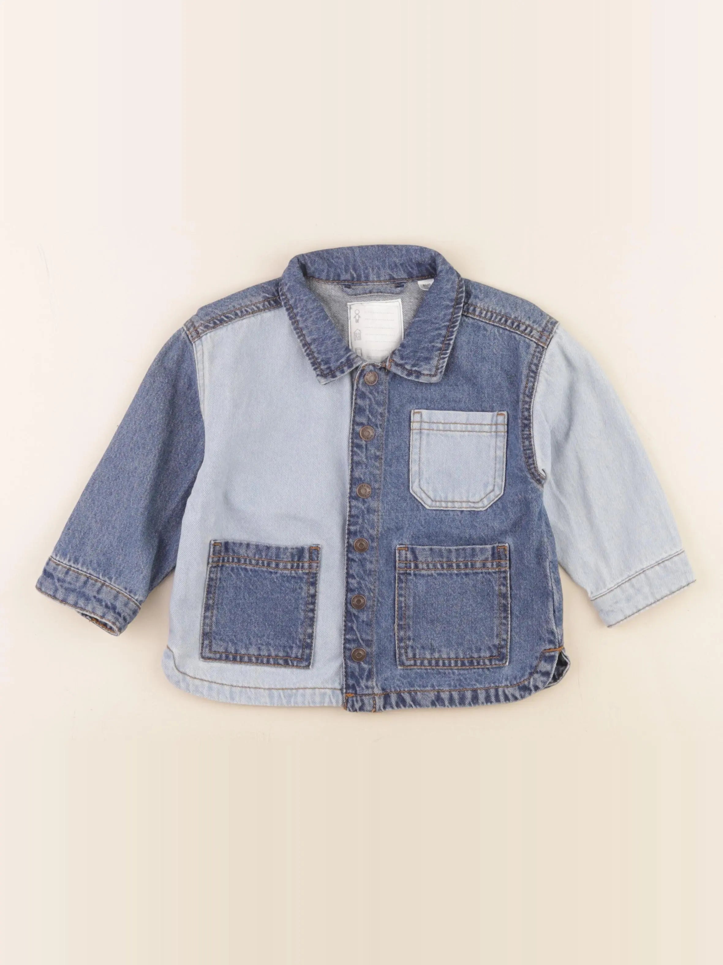 Vertbaudet - veste bleu - 18 mois