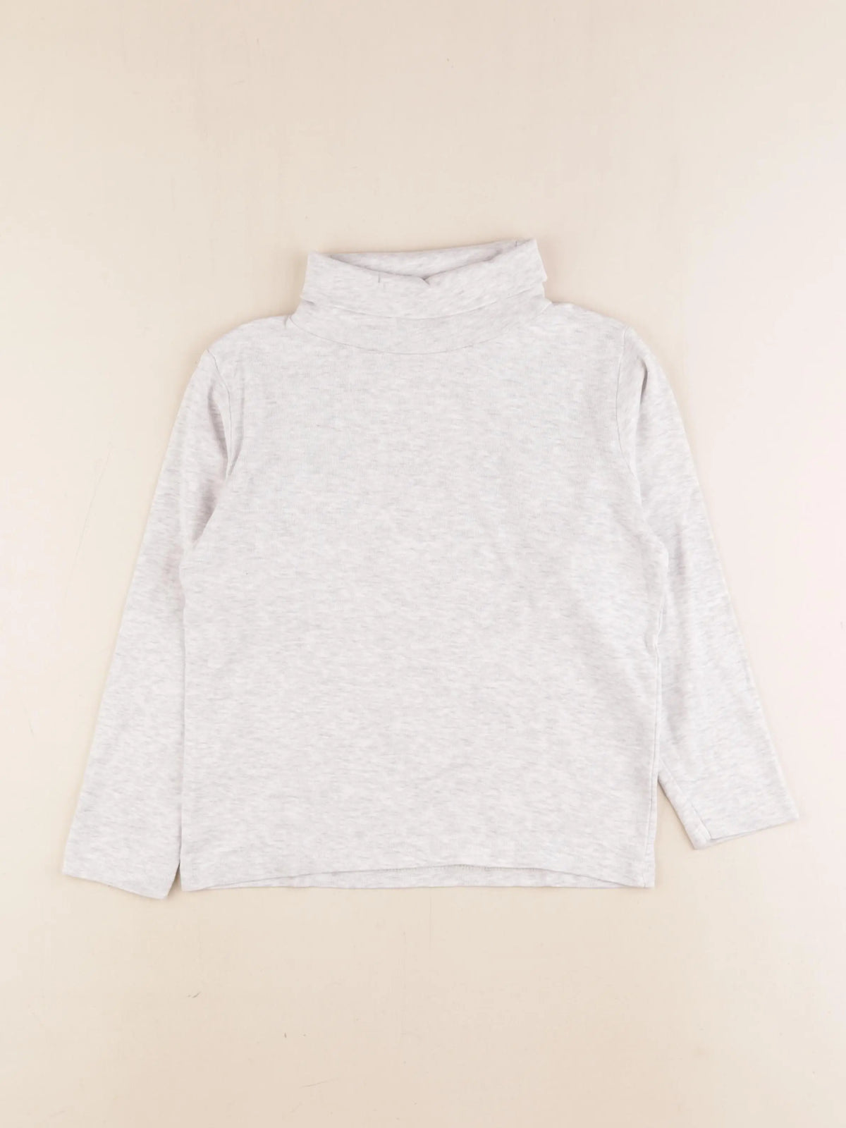 Vertbaudet - sous-pull gris - 8 ans