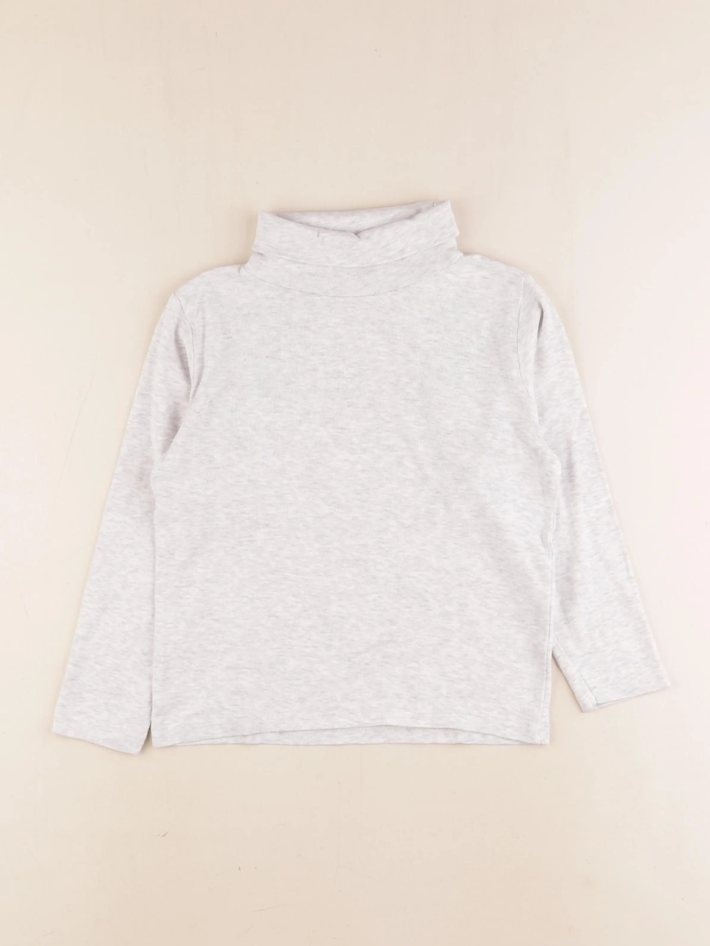Vertbaudet - sous-pull gris - 8 ans