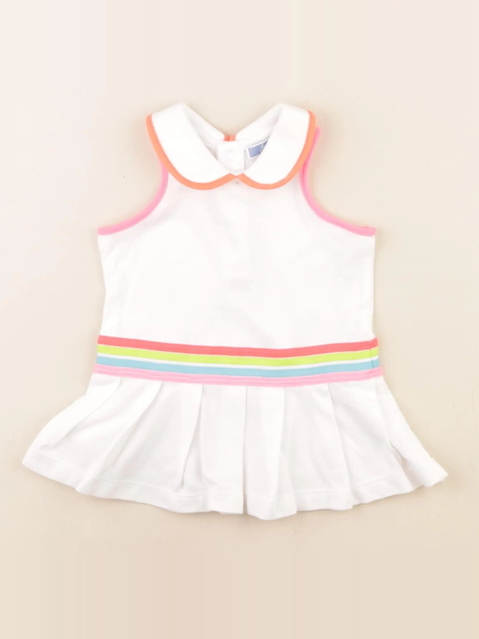 Jacadi - robe blanc, multicolore - 6 mois
