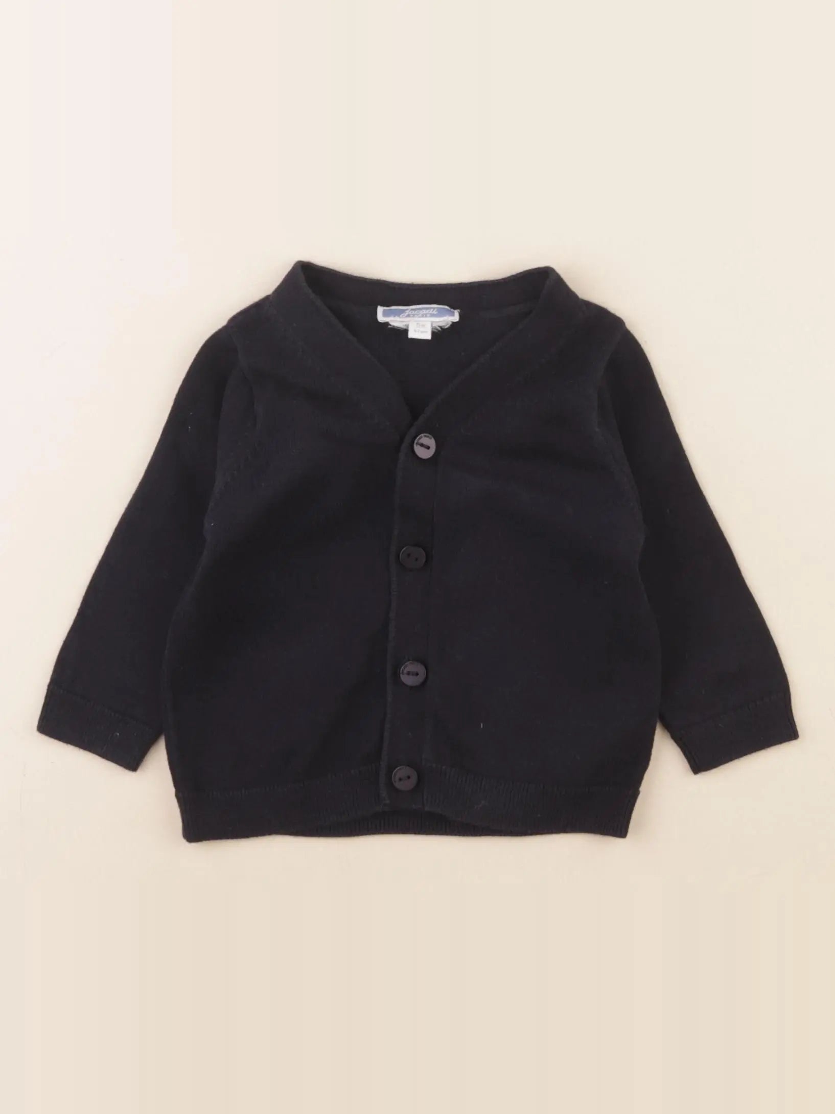 Jacadi - gilet bleu - 6 mois