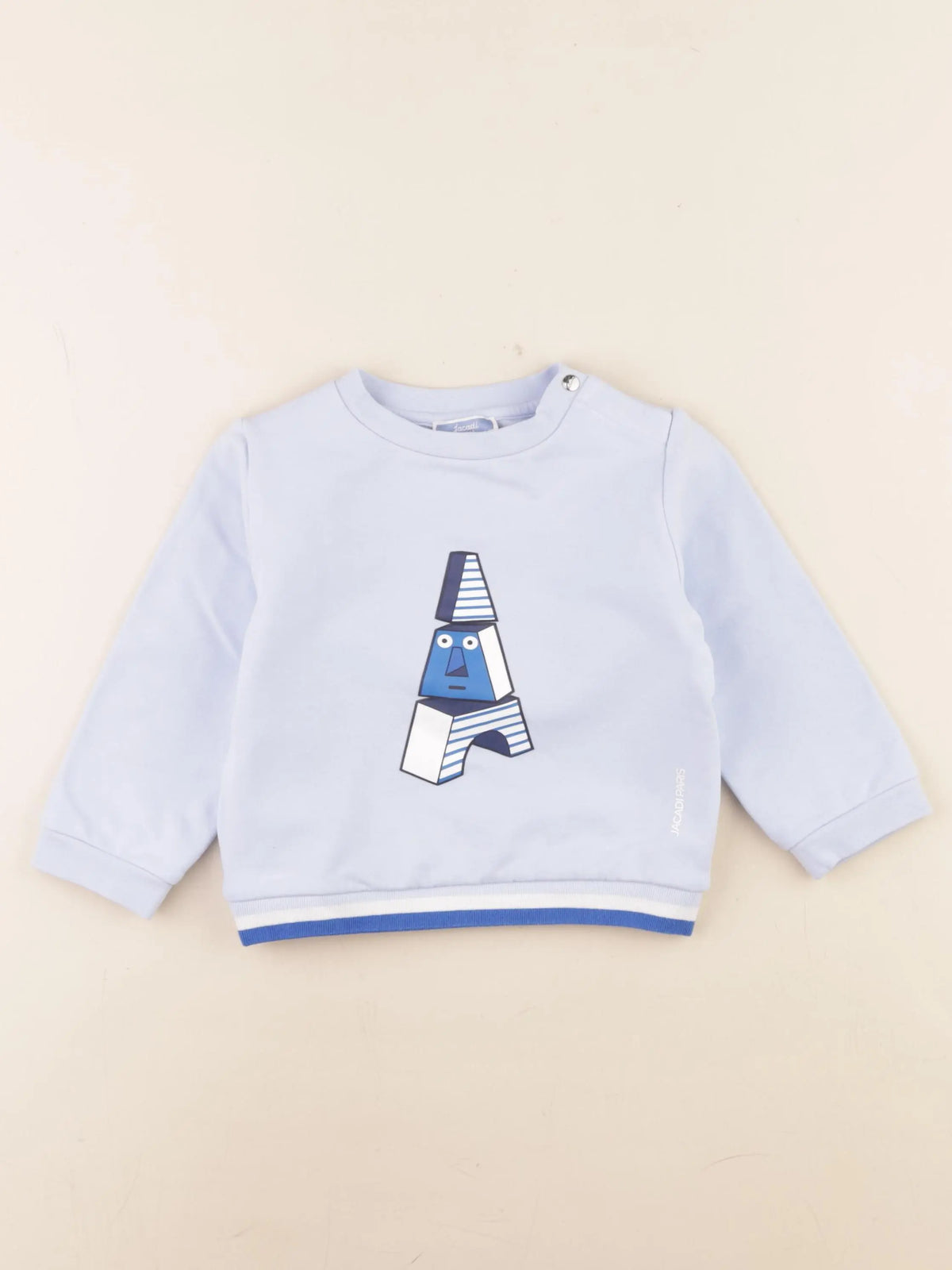 Jacadi - sweat bleu - 36 mois