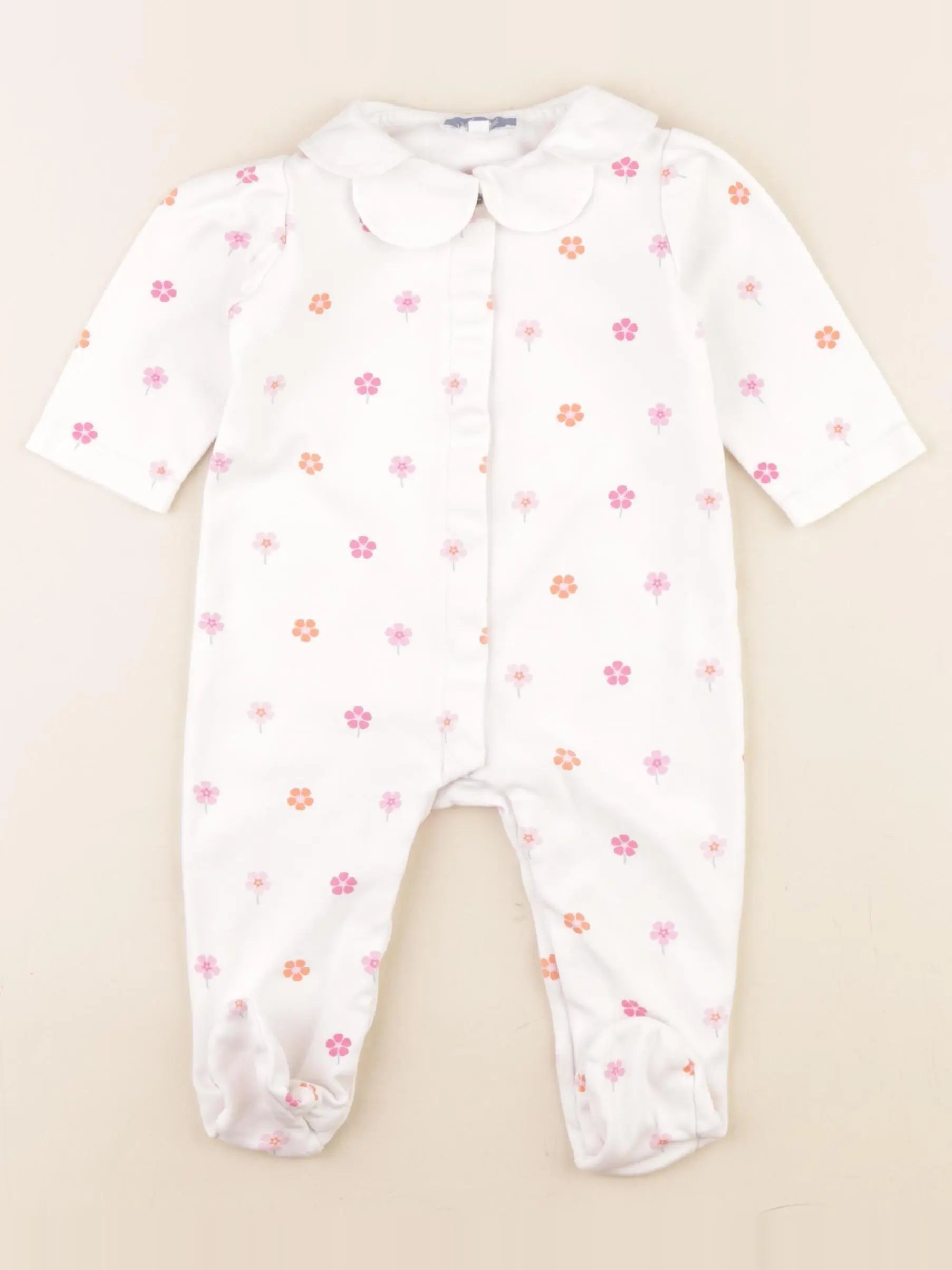 Jacadi - pyjama coton blanc, multicolore - 6 mois