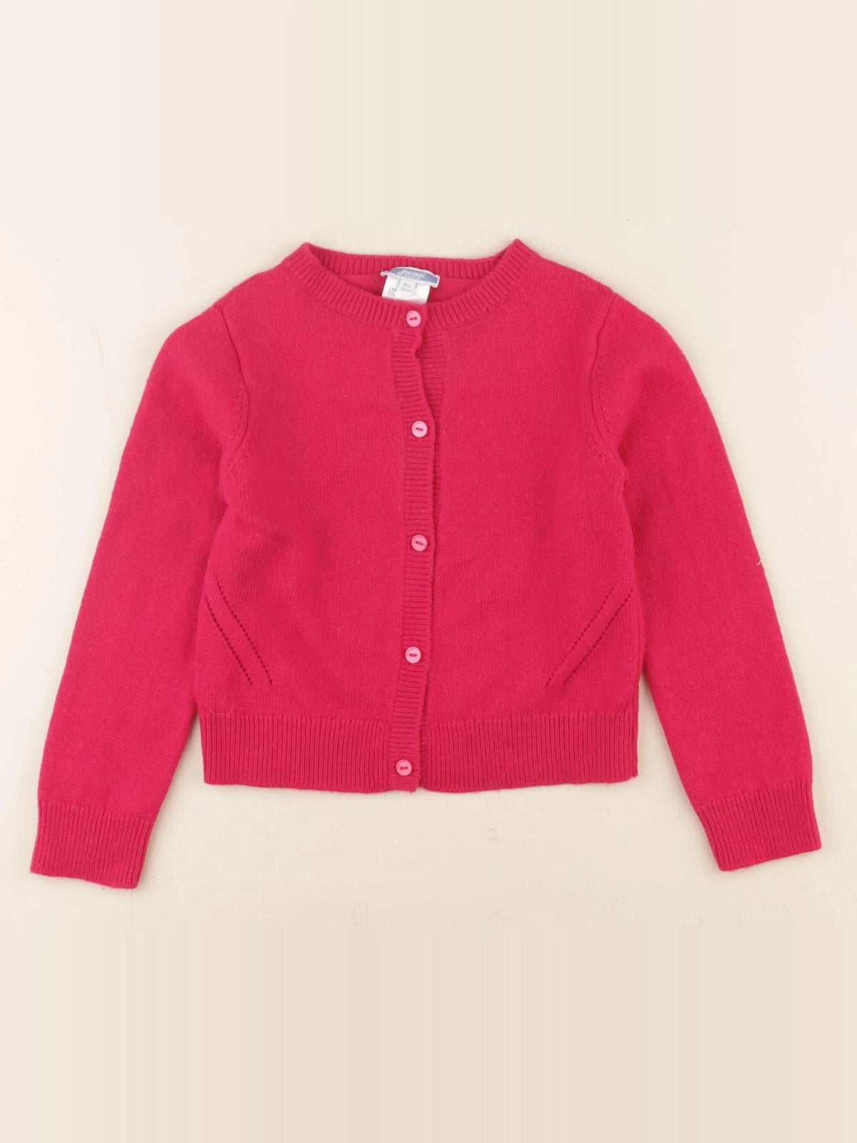 Jacadi - gilet rose - 6 ans