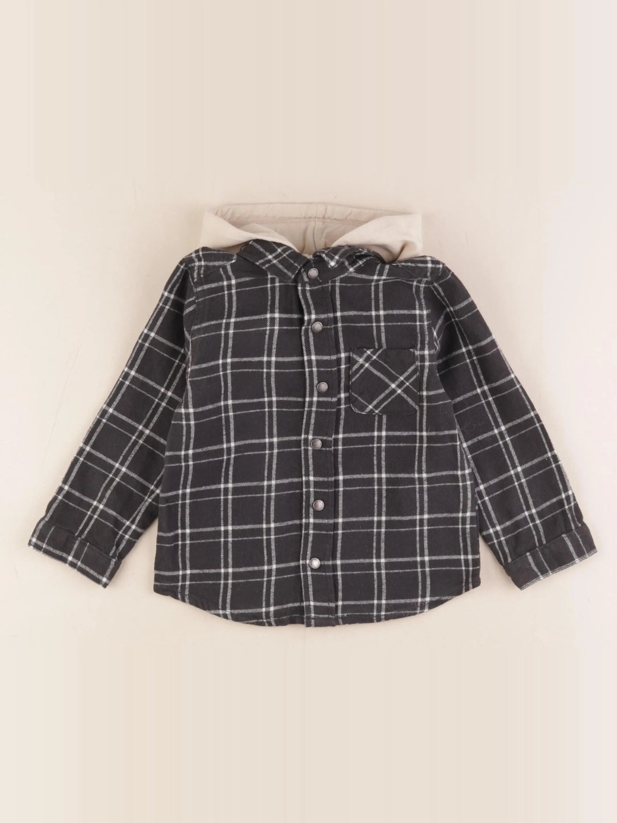 Vertbaudet -  sur chemise gris - 2 ans