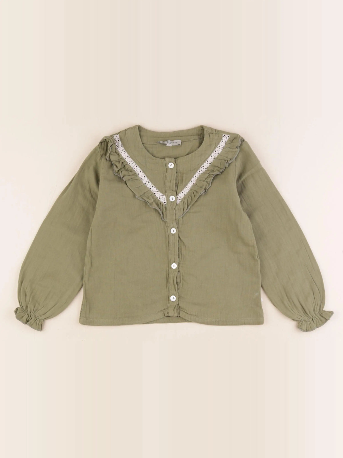 Petite Lucette - blouse vert - 4 ans