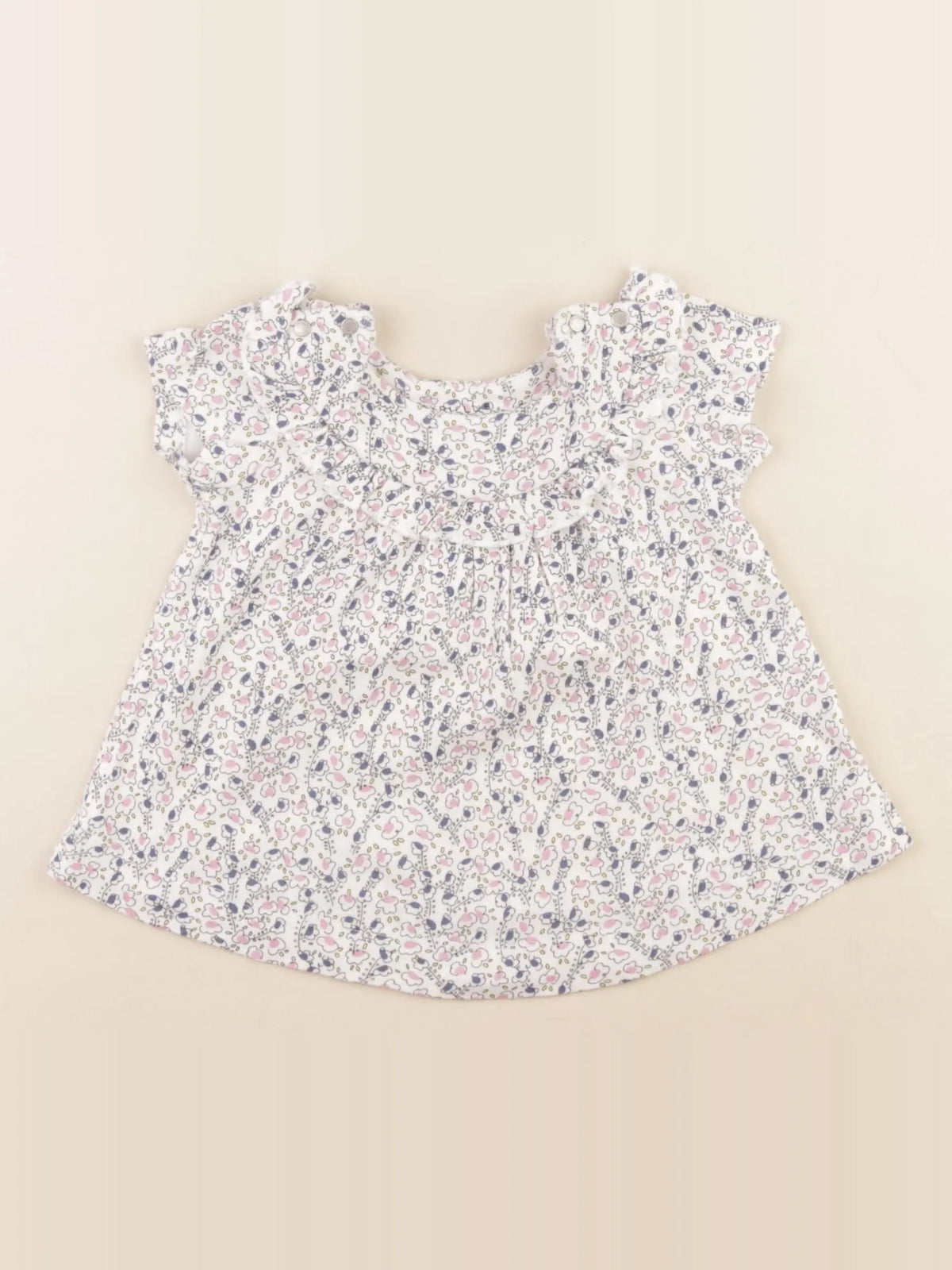 Cyrillus - tee-shirt multicolore - 3 mois