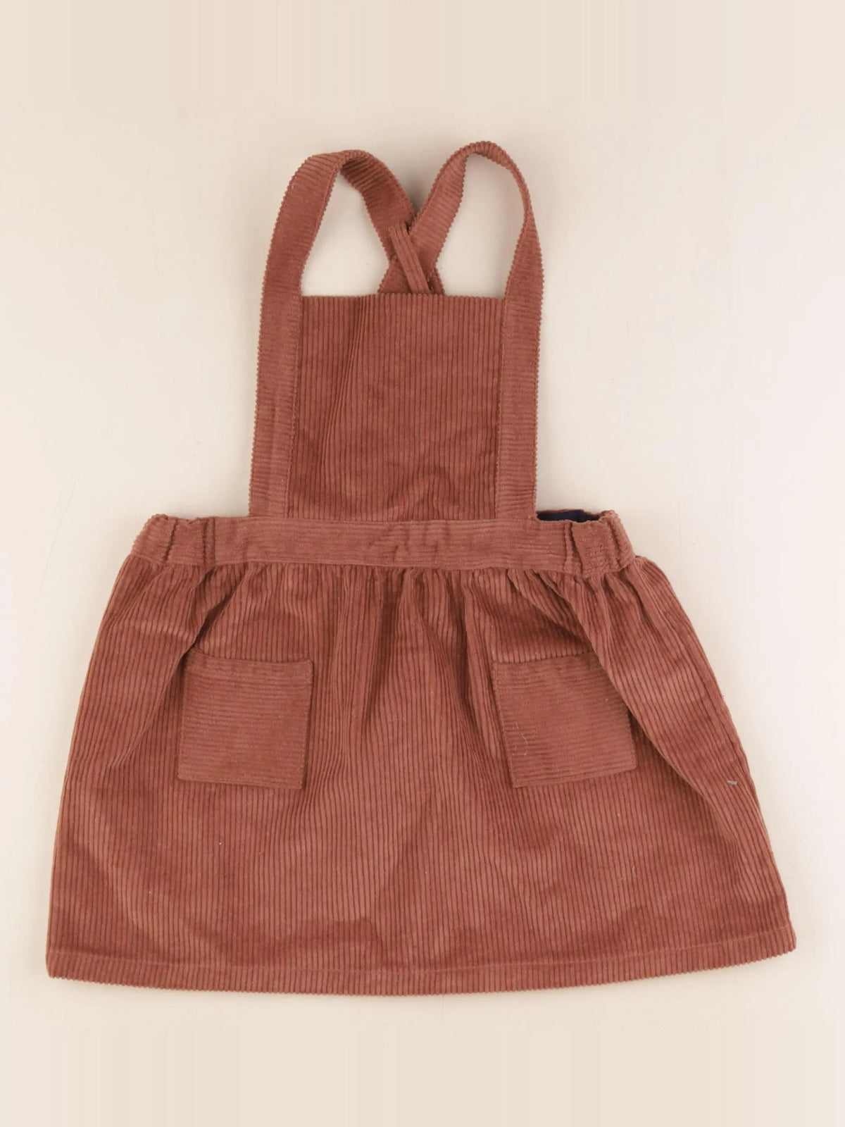 Petit Bateau - robe marron - 36 mois