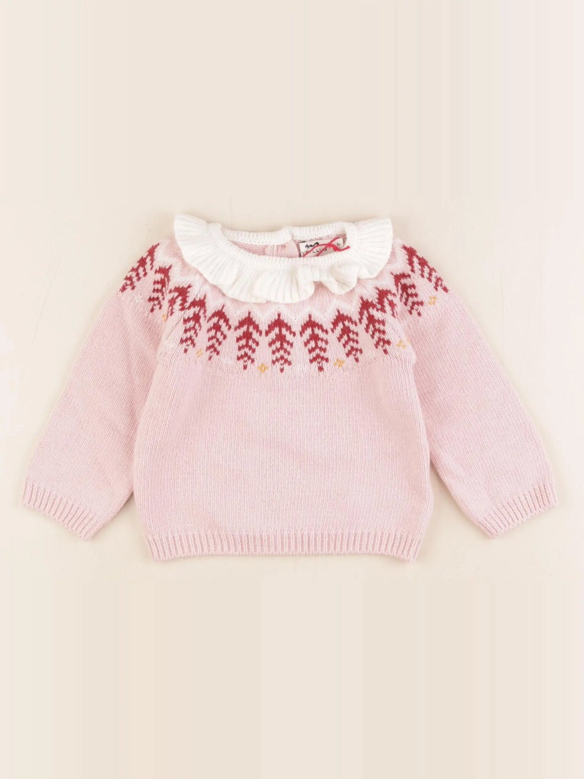 Cyrillus - pull rose - 6 mois