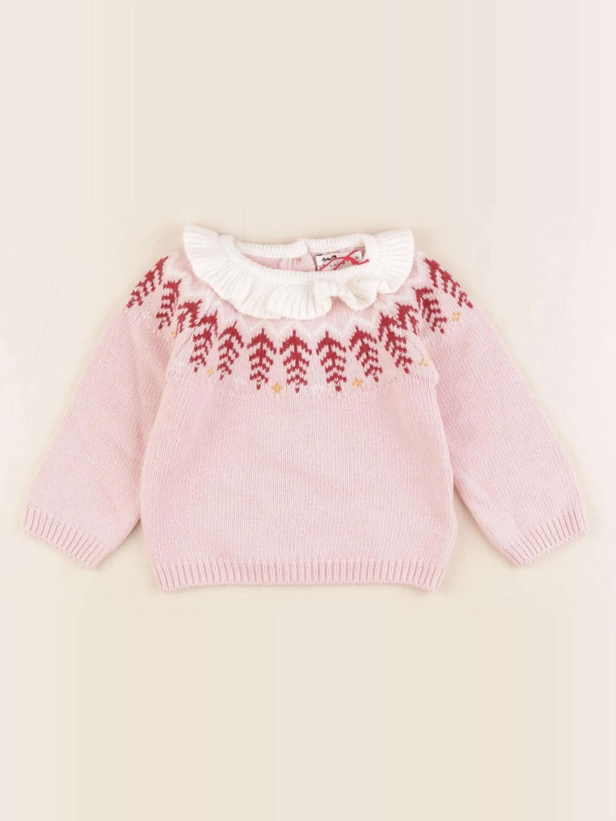 Cyrillus - pull rose - 6 mois