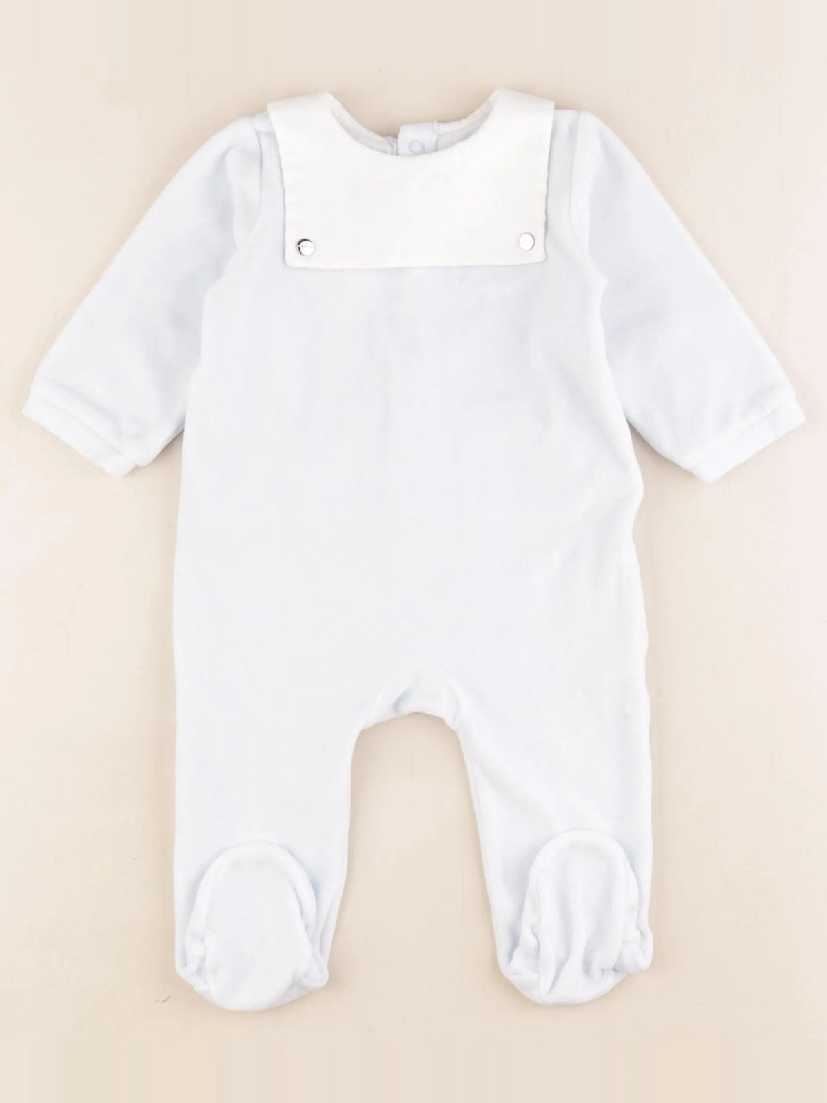 Jacadi - pyjama velours bleu - 6 mois