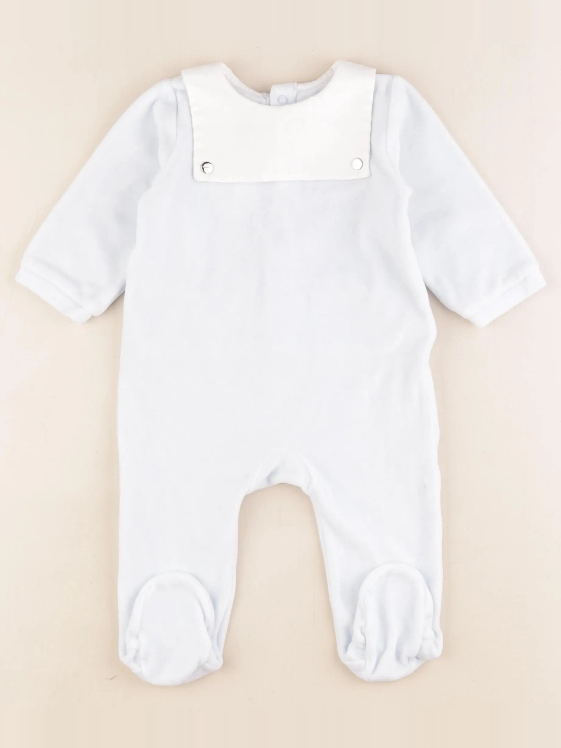 Jacadi - pyjama velours bleu - 6 mois