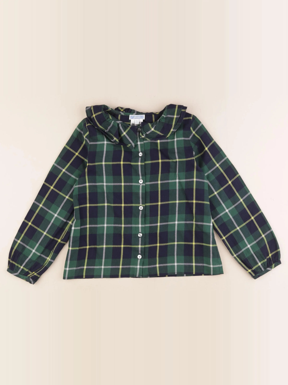 Jacadi - blouse bleu, vert - 8 ans