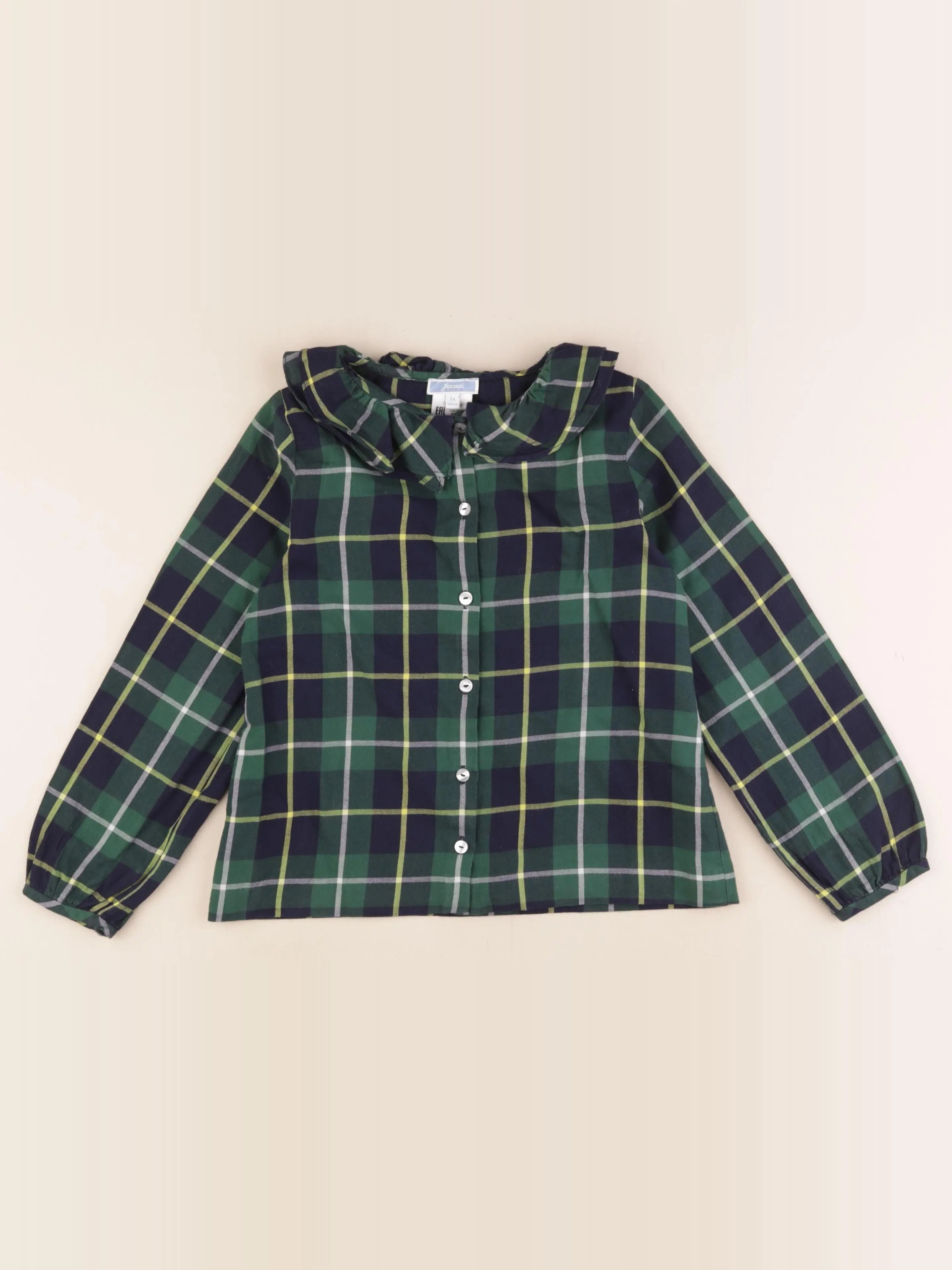 Jacadi - blouse bleu, vert - 8 ans
