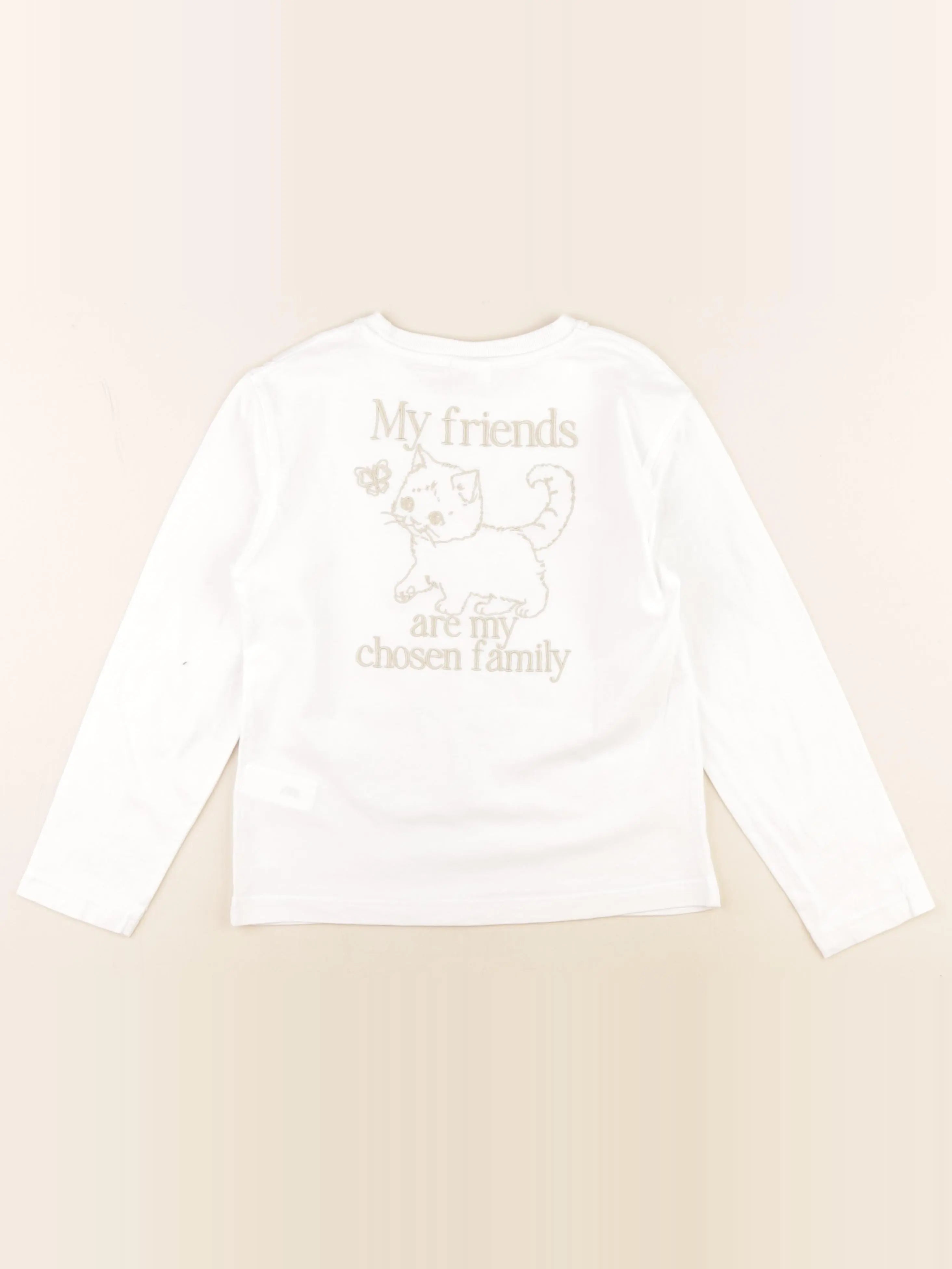 Zara - tee-shirt imprimé au dos blanc, or - 8/9 ans