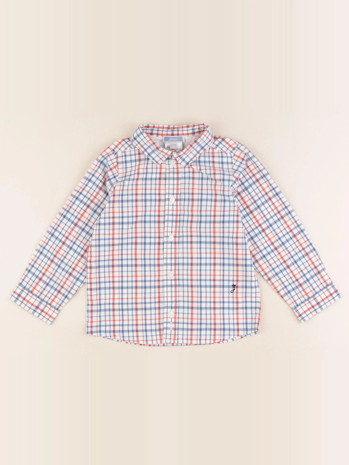 Jacadi - chemise bleu - 36 mois