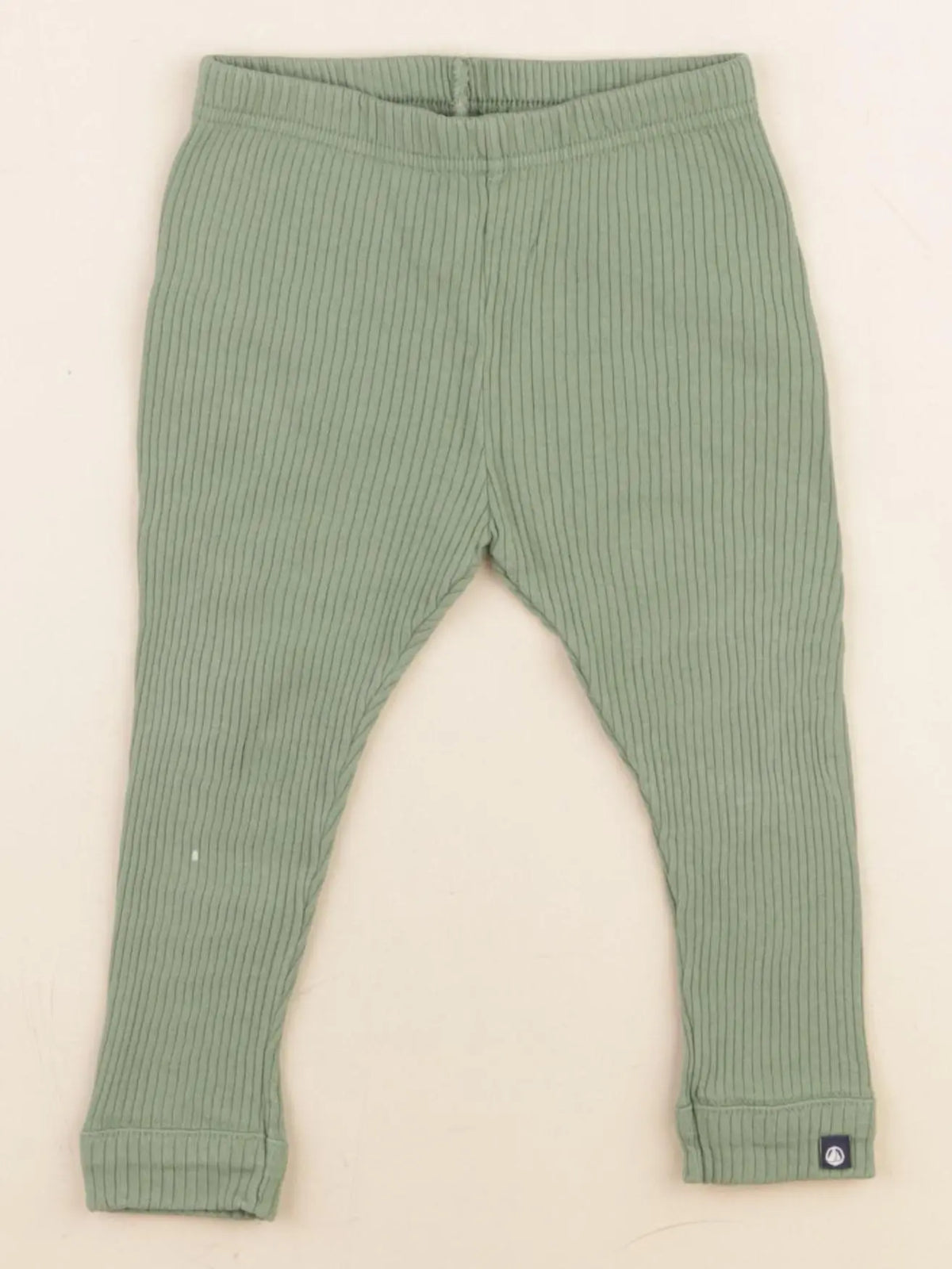 Petit Bateau - legging vert - 18 mois
