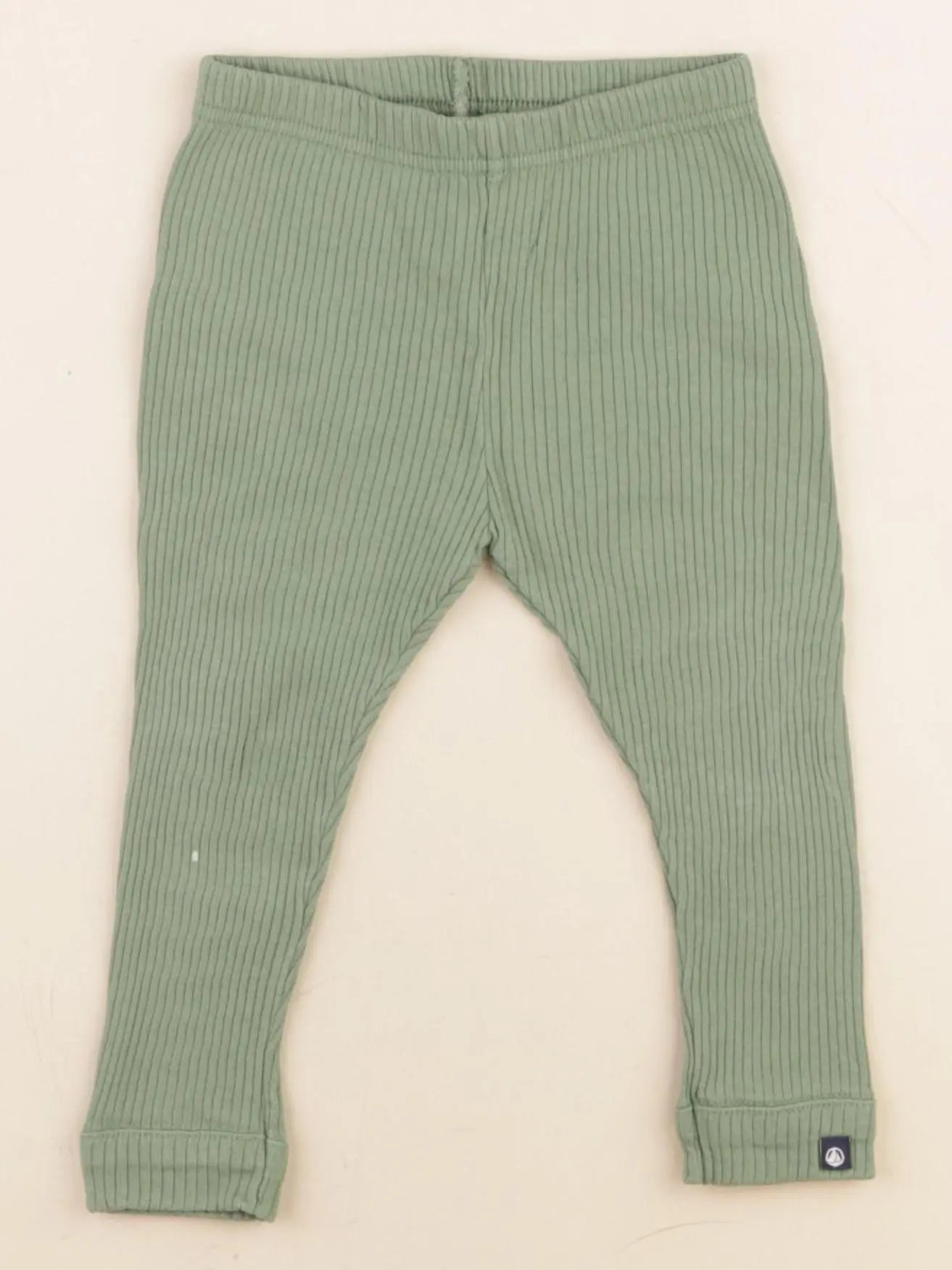 Petit Bateau - legging vert - 18 mois