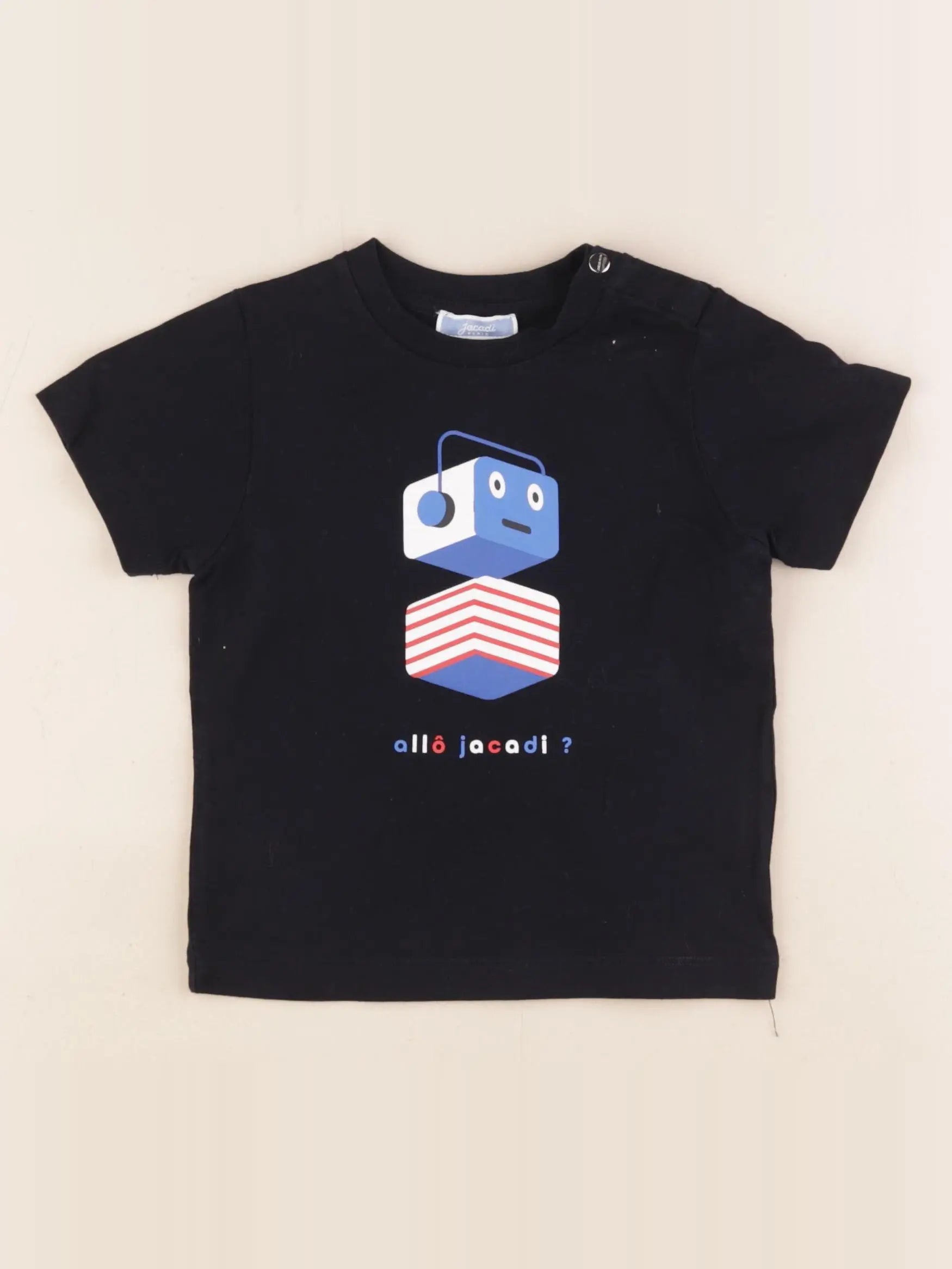 Jacadi - tee-shirt noir - 24 mois