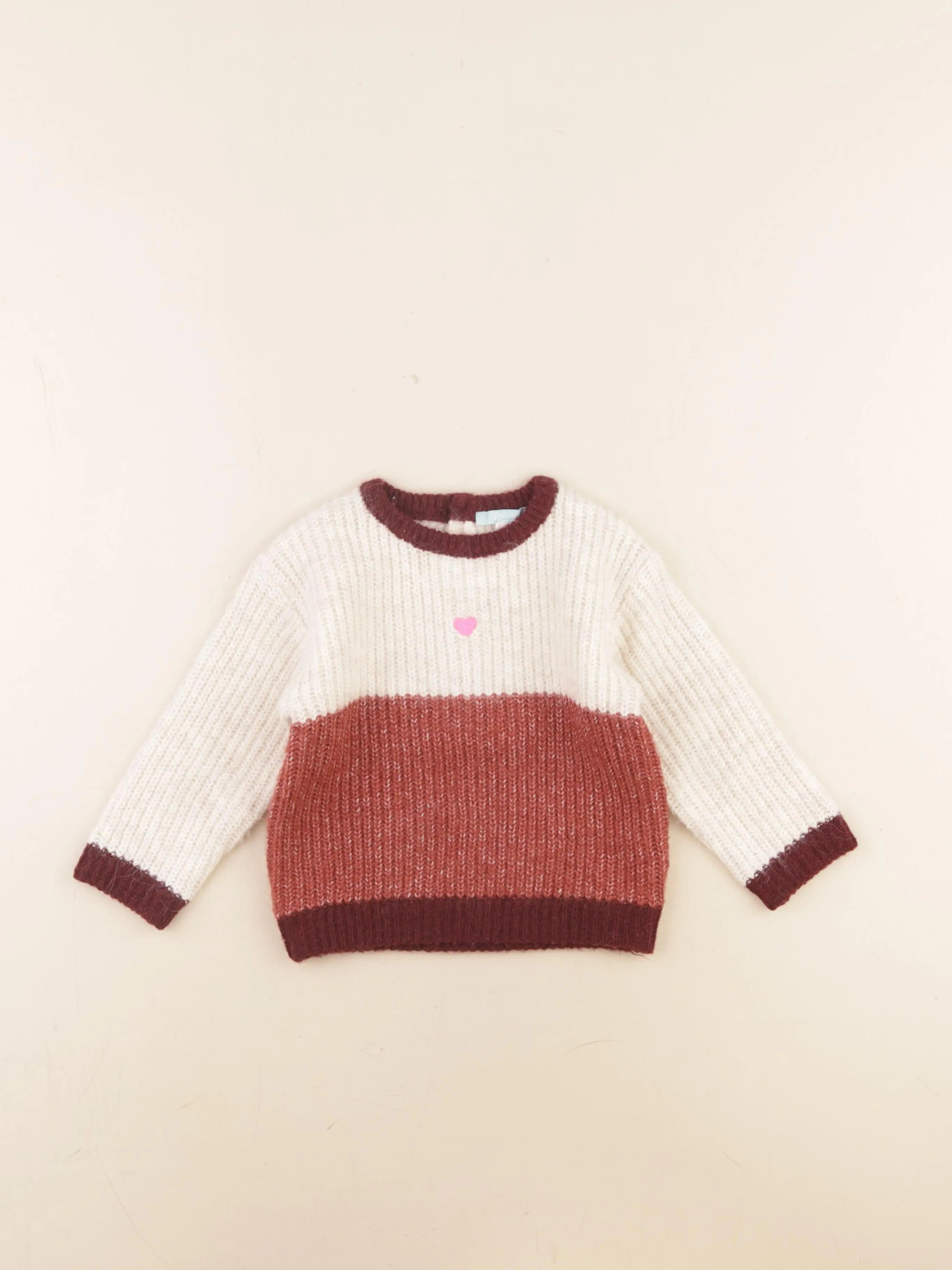 Obaïbi - pull rose - 18 mois