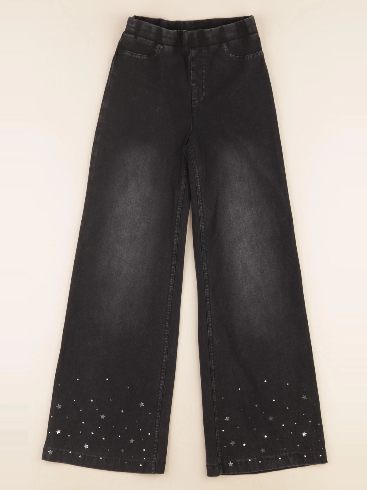 H&M - jegging noir - 8/9 ans