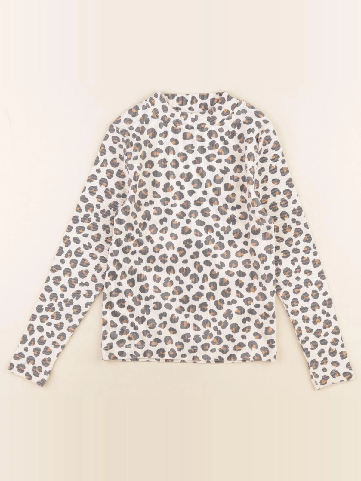 Monoprix - tee-shirt beige, marron - 8 ans