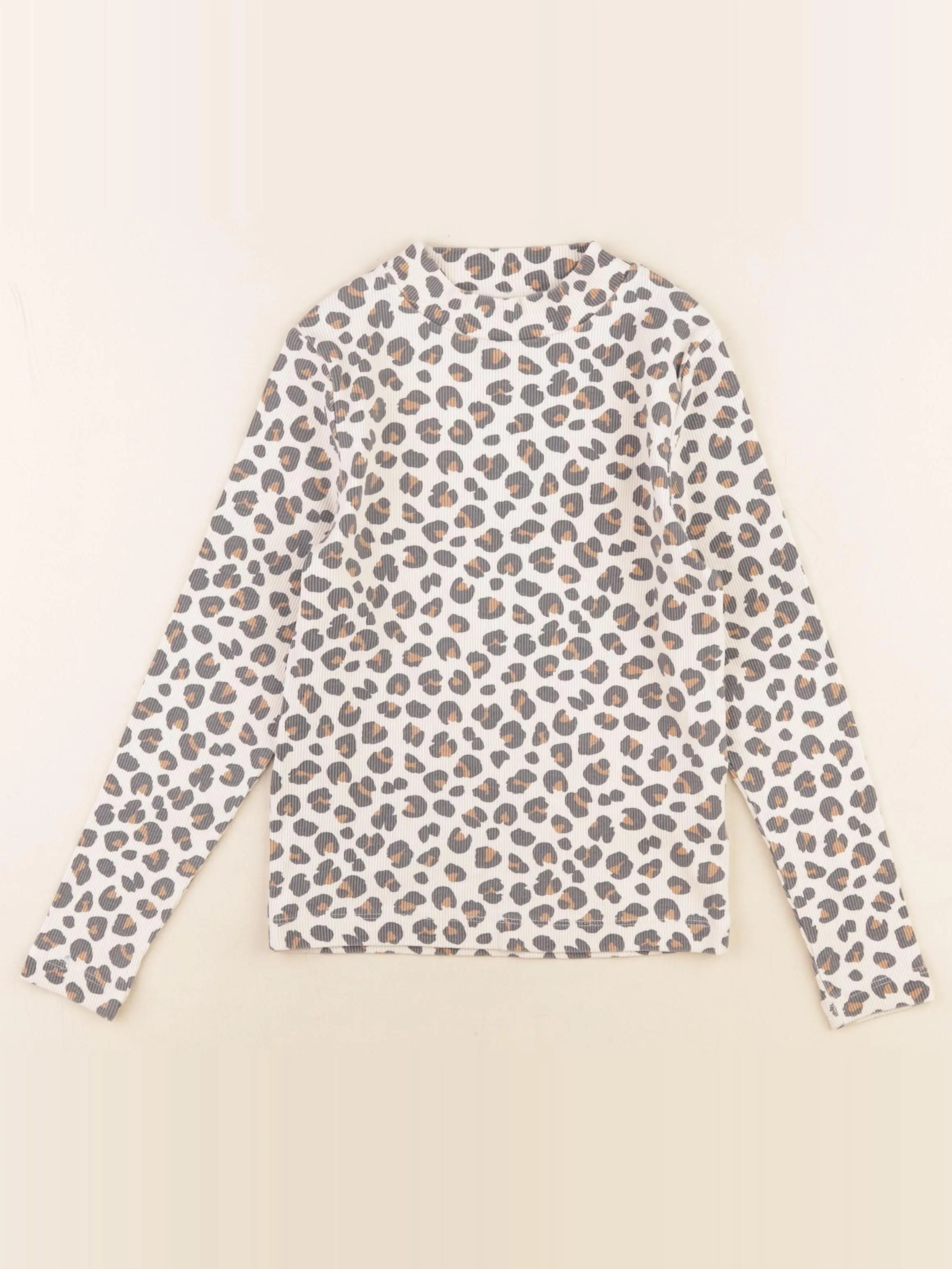 Monoprix - tee-shirt beige, marron - 8 ans