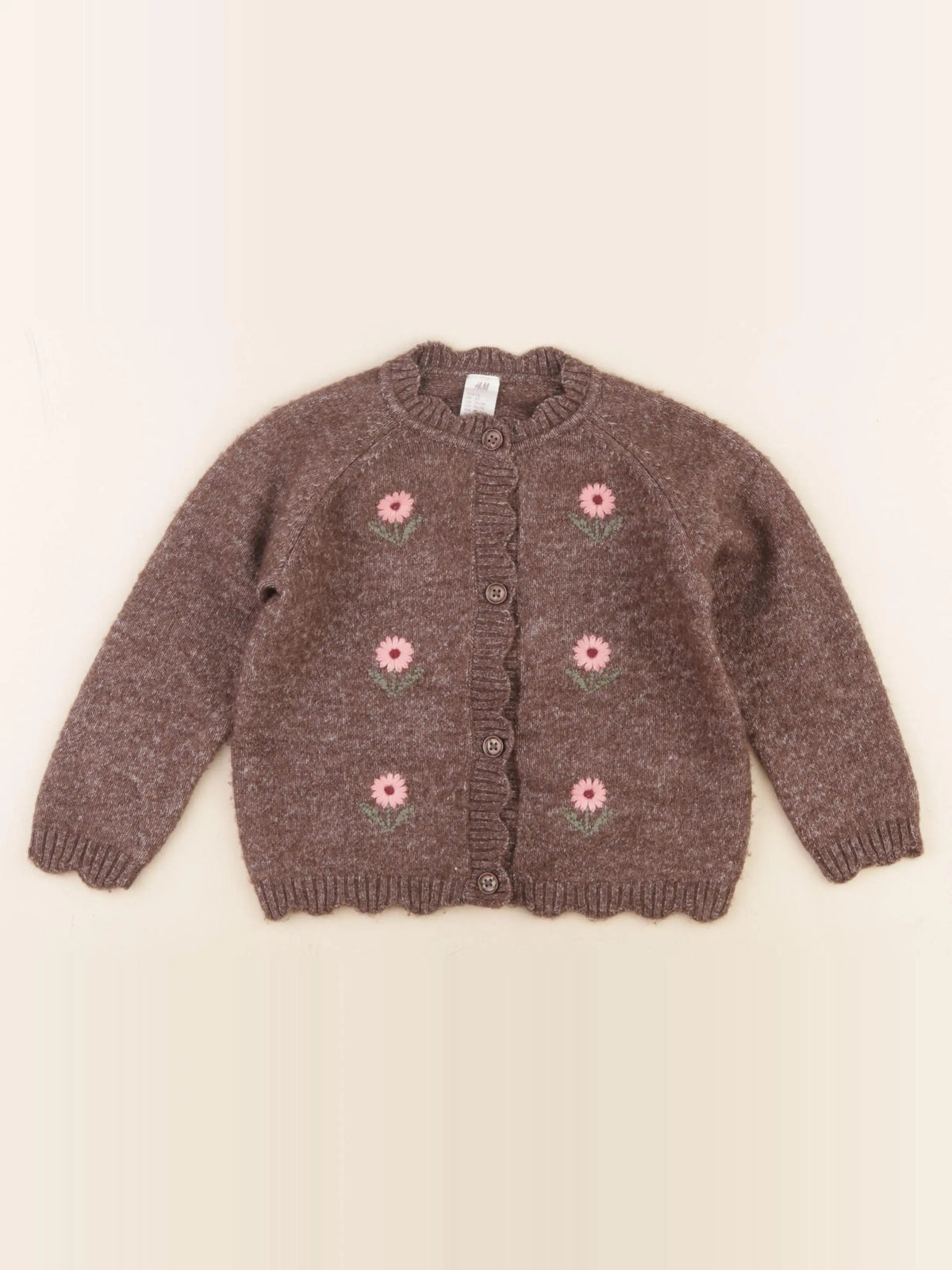 H&M - gilet marron - 2 ans