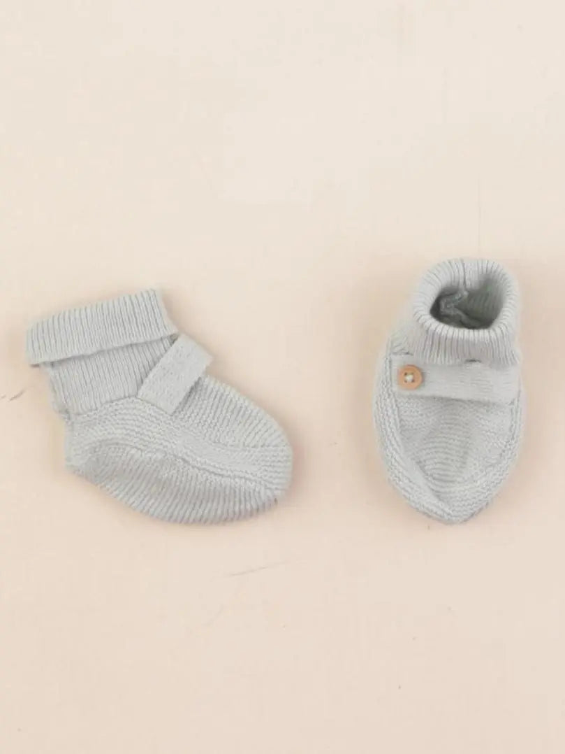 Boutchou - chaussons vert - pointure 15/16
