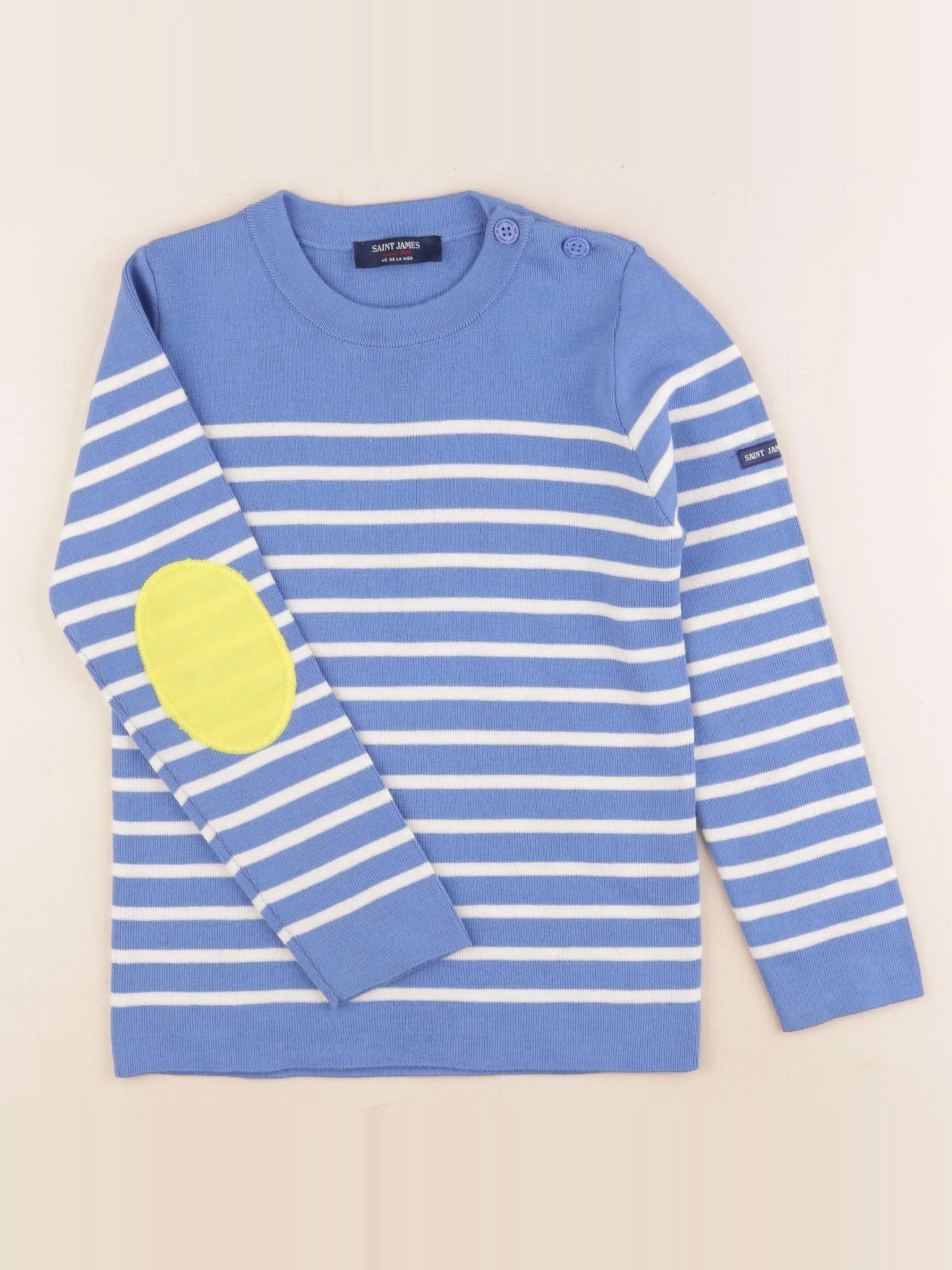 Saint James - pull bleu - 10 ans