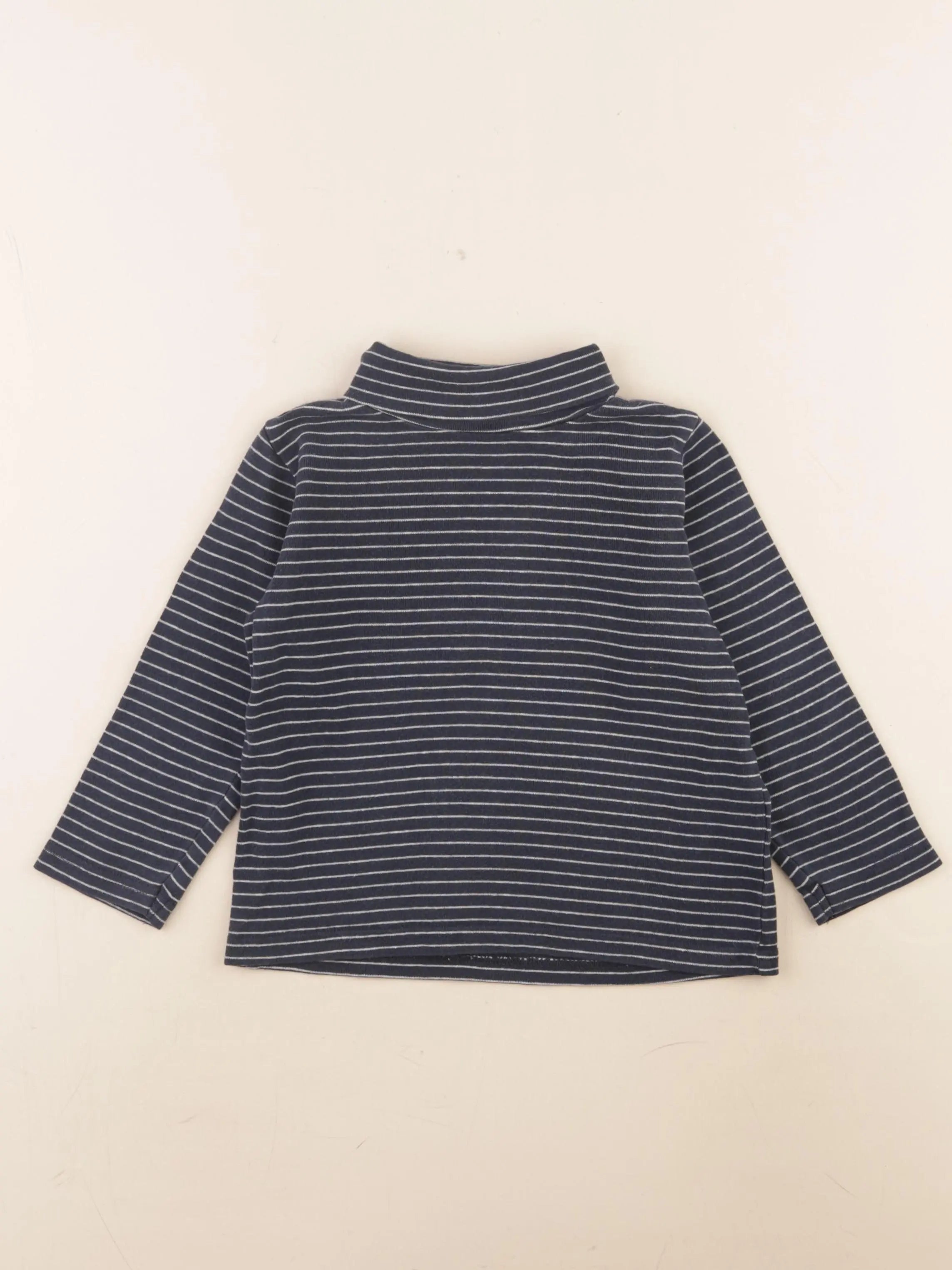 Vertbaudet - sous-pull bleu - 4 ans