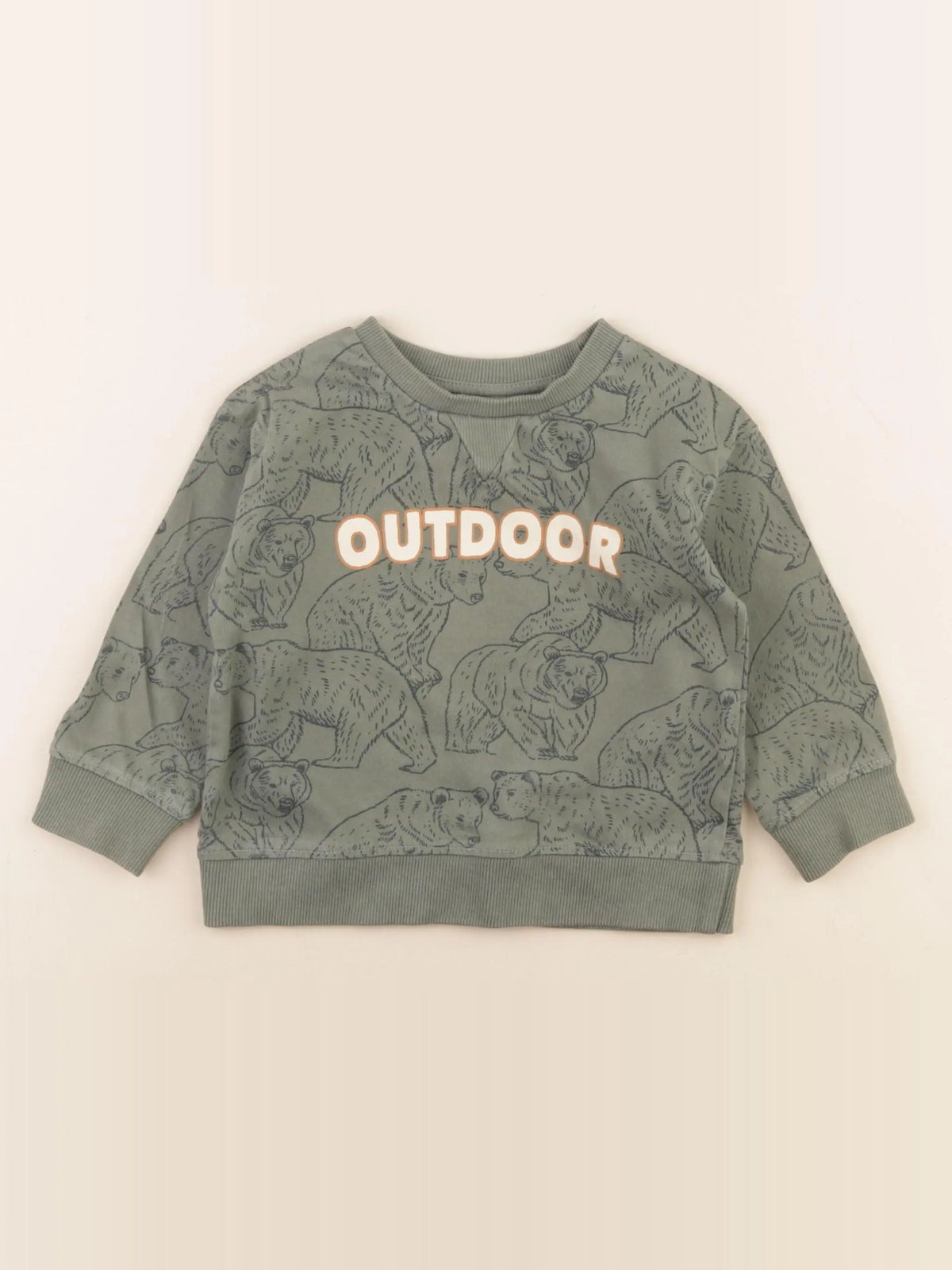 Vertbaudet - tee-shirt vert - 2 ans