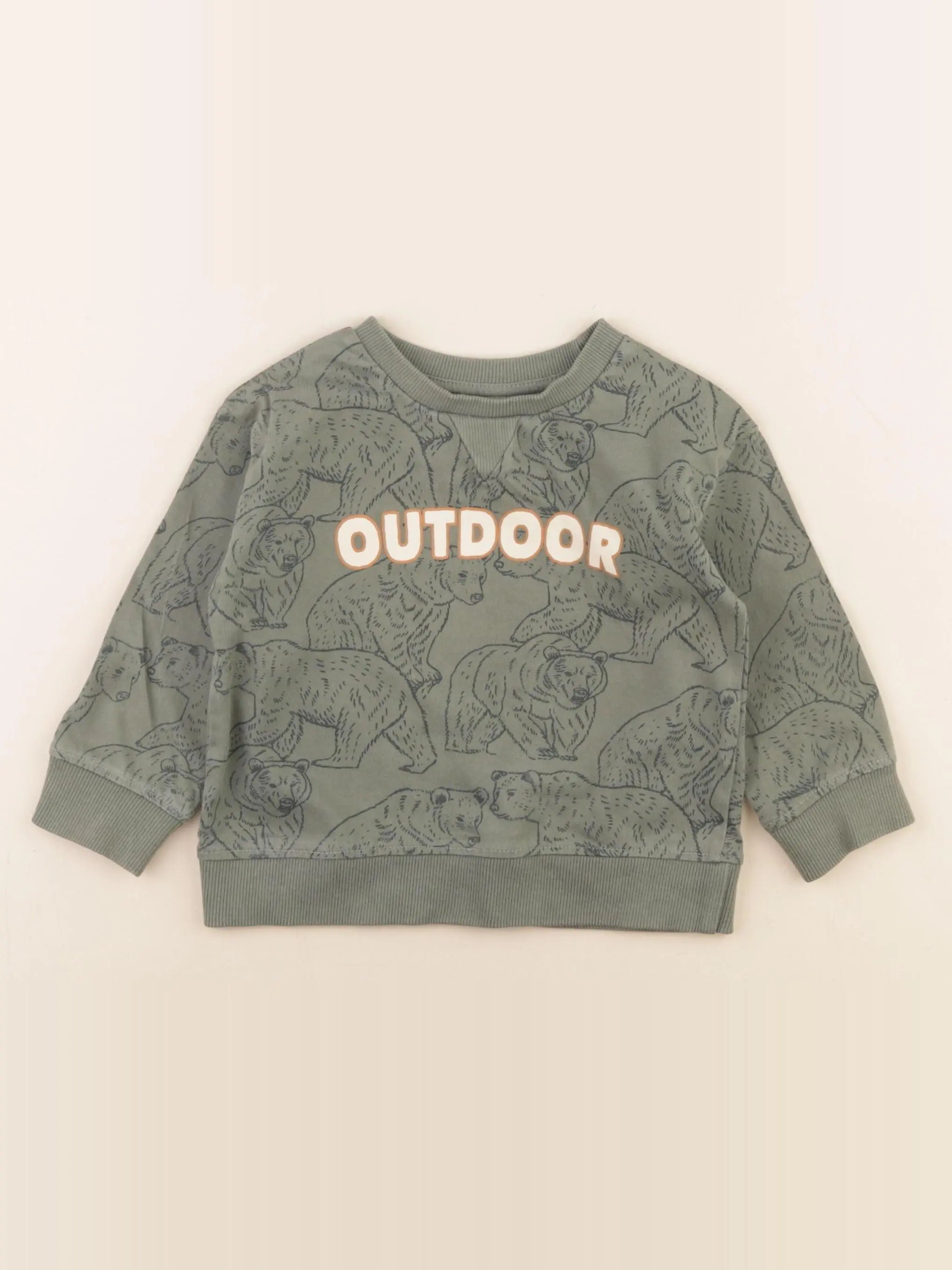 Vertbaudet - tee-shirt vert - 2 ans