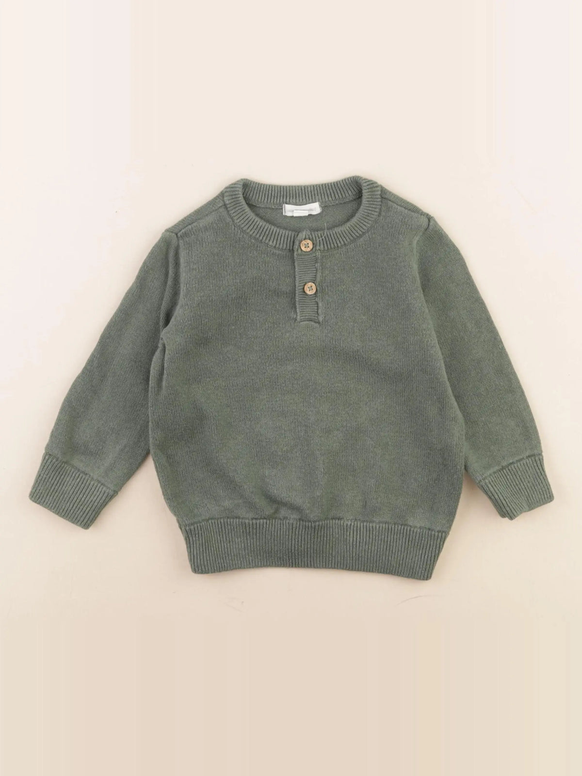 Vertbaudet - pull vert - 2 ans