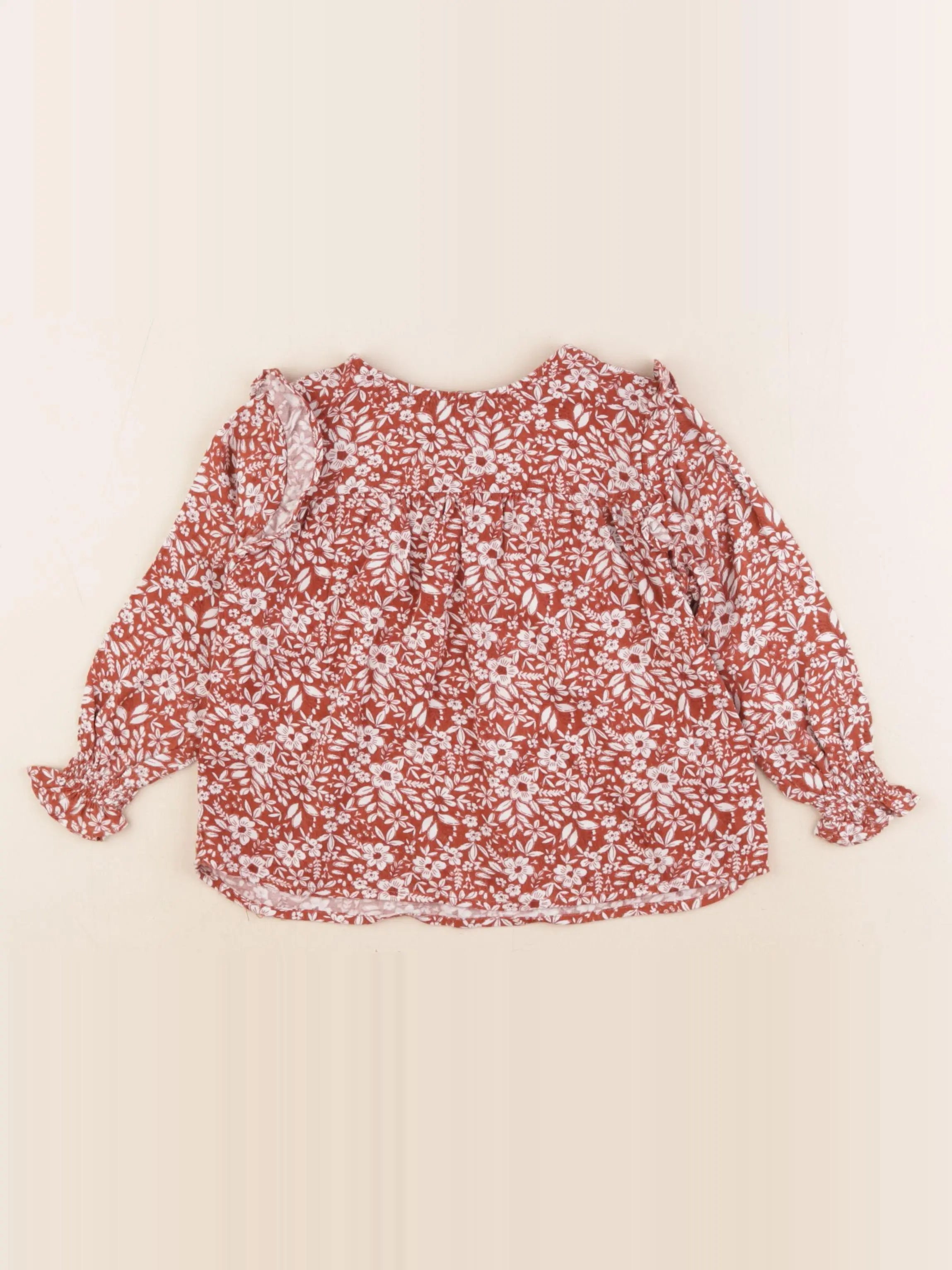 Vertbaudet - blouse marron - 3 ans