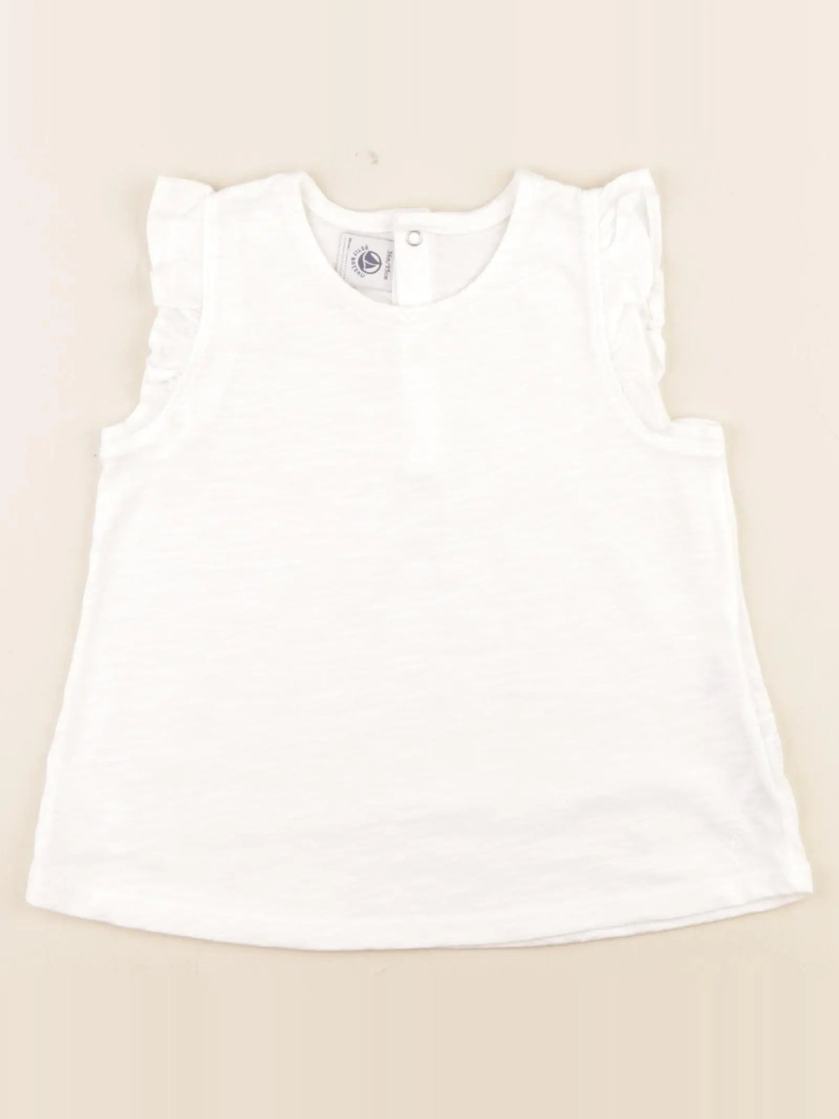 Petit Bateau - tee-shirt blanc - 36 mois