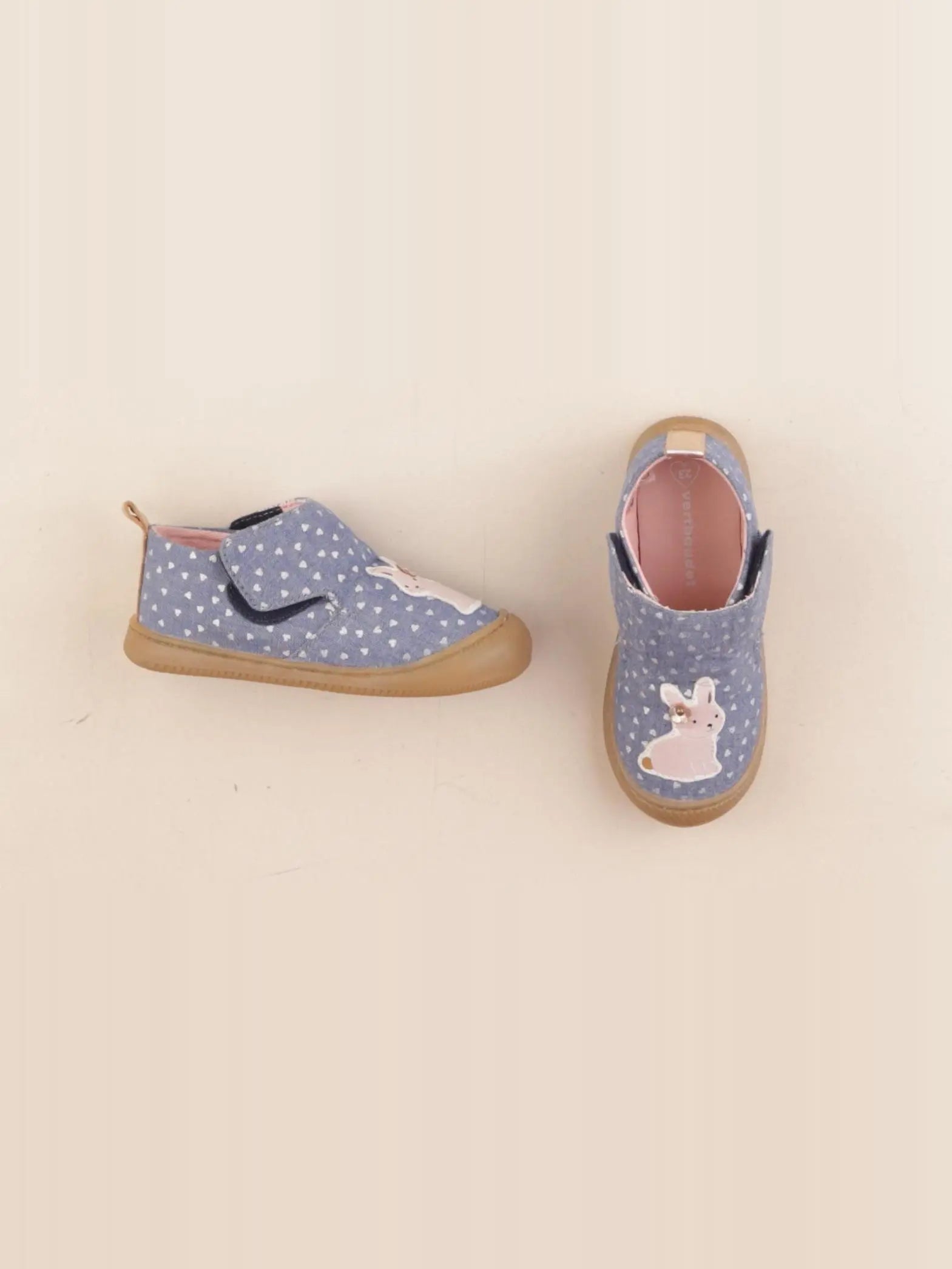 Vertbaudet - chaussons bleu - pointure 23