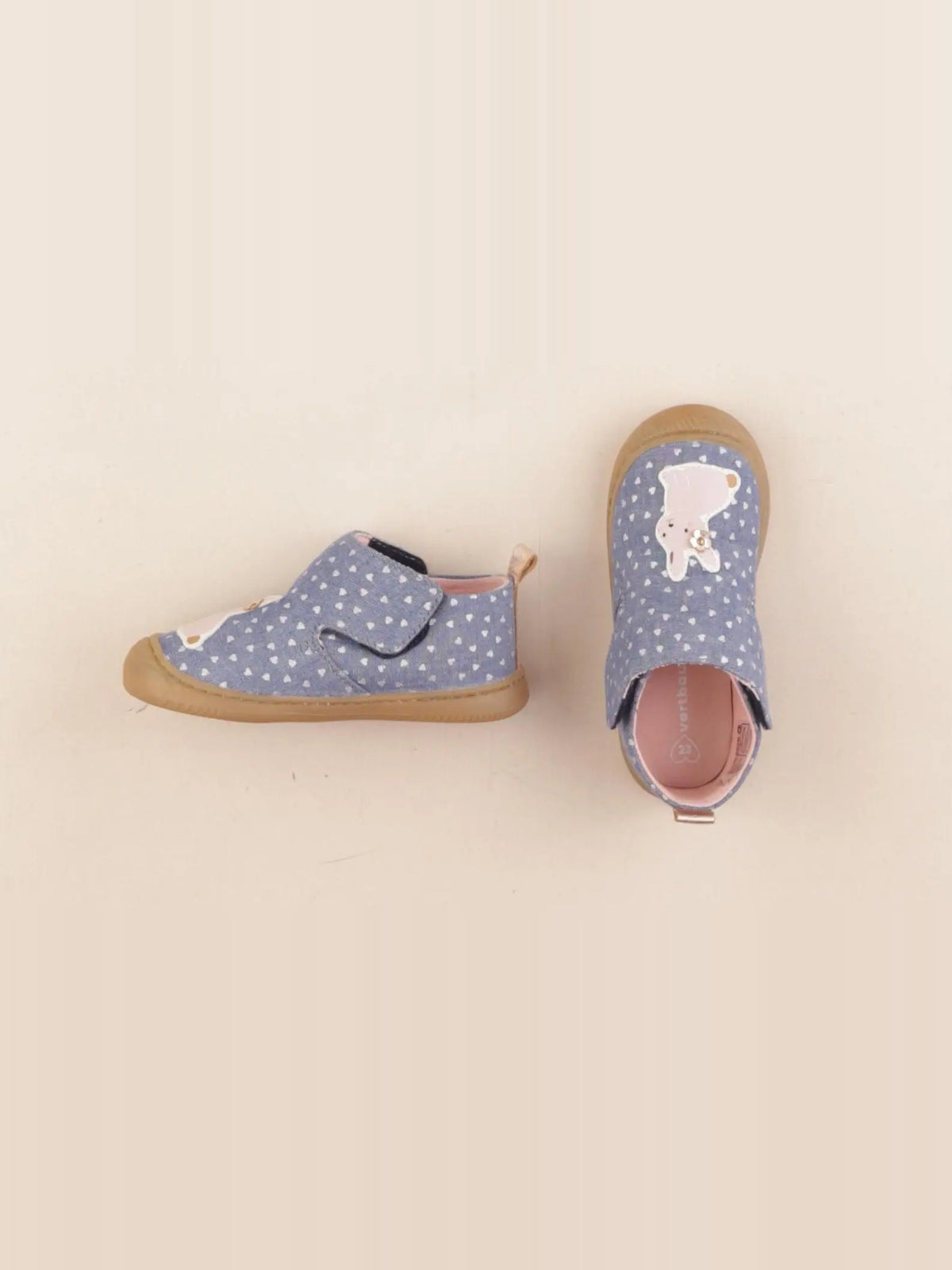 Vertbaudet - chaussons bleu - pointure 23