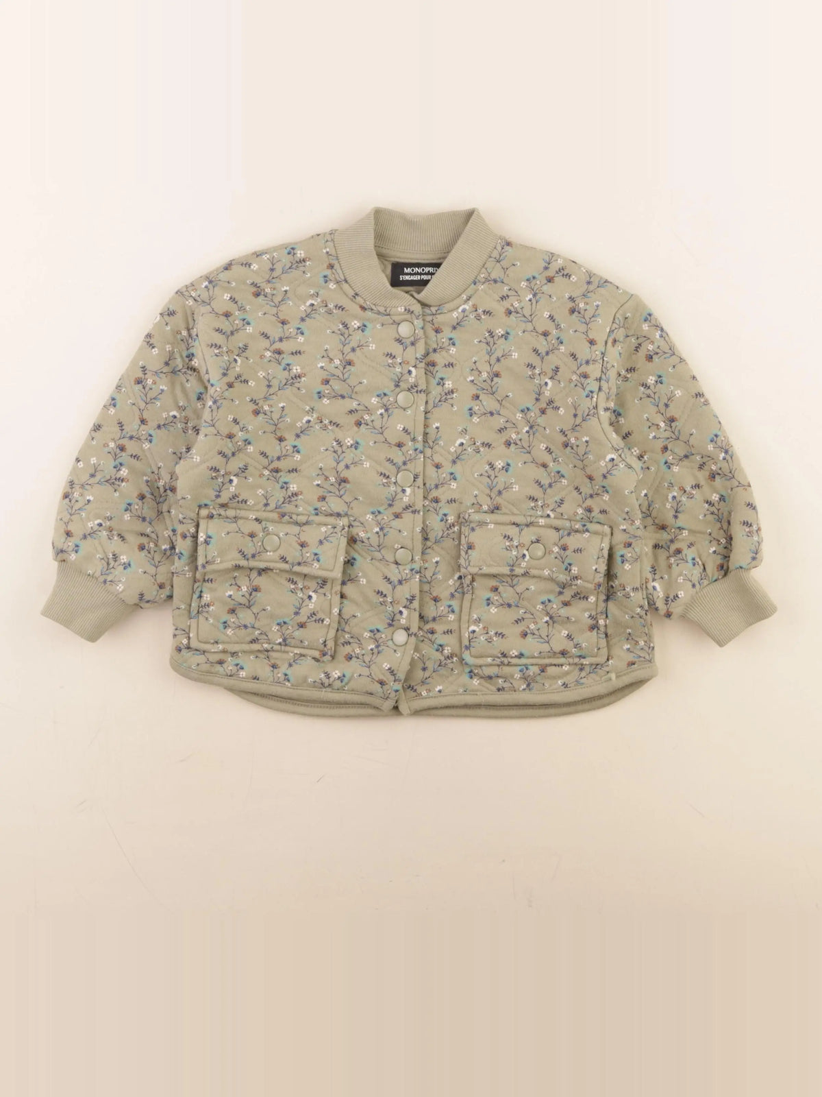Monoprix - veste vert - 3 ans