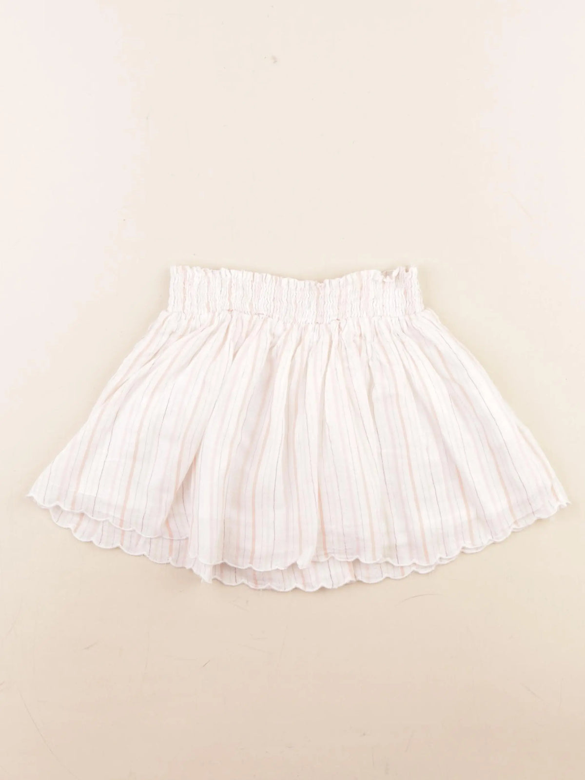 Vertbaudet - jupe blanc - 4 ans