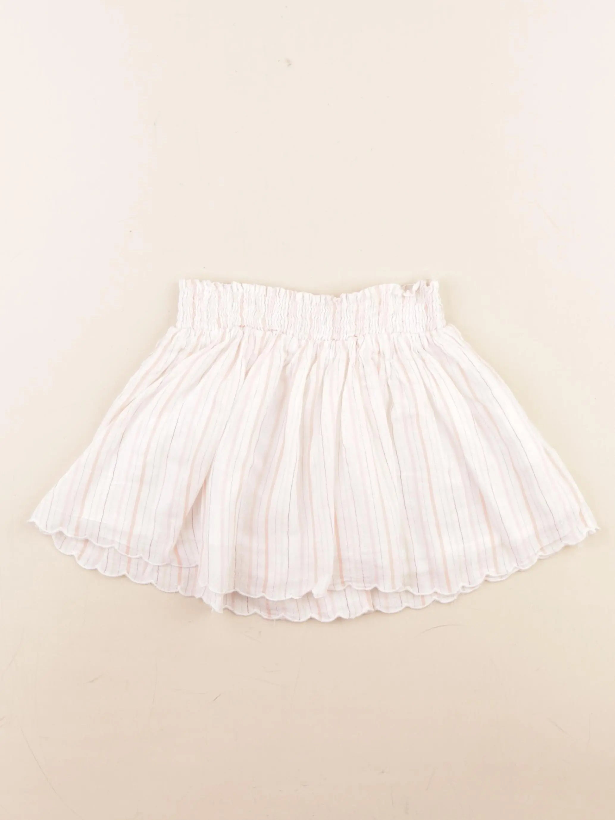 Vertbaudet - jupe blanc - 4 ans