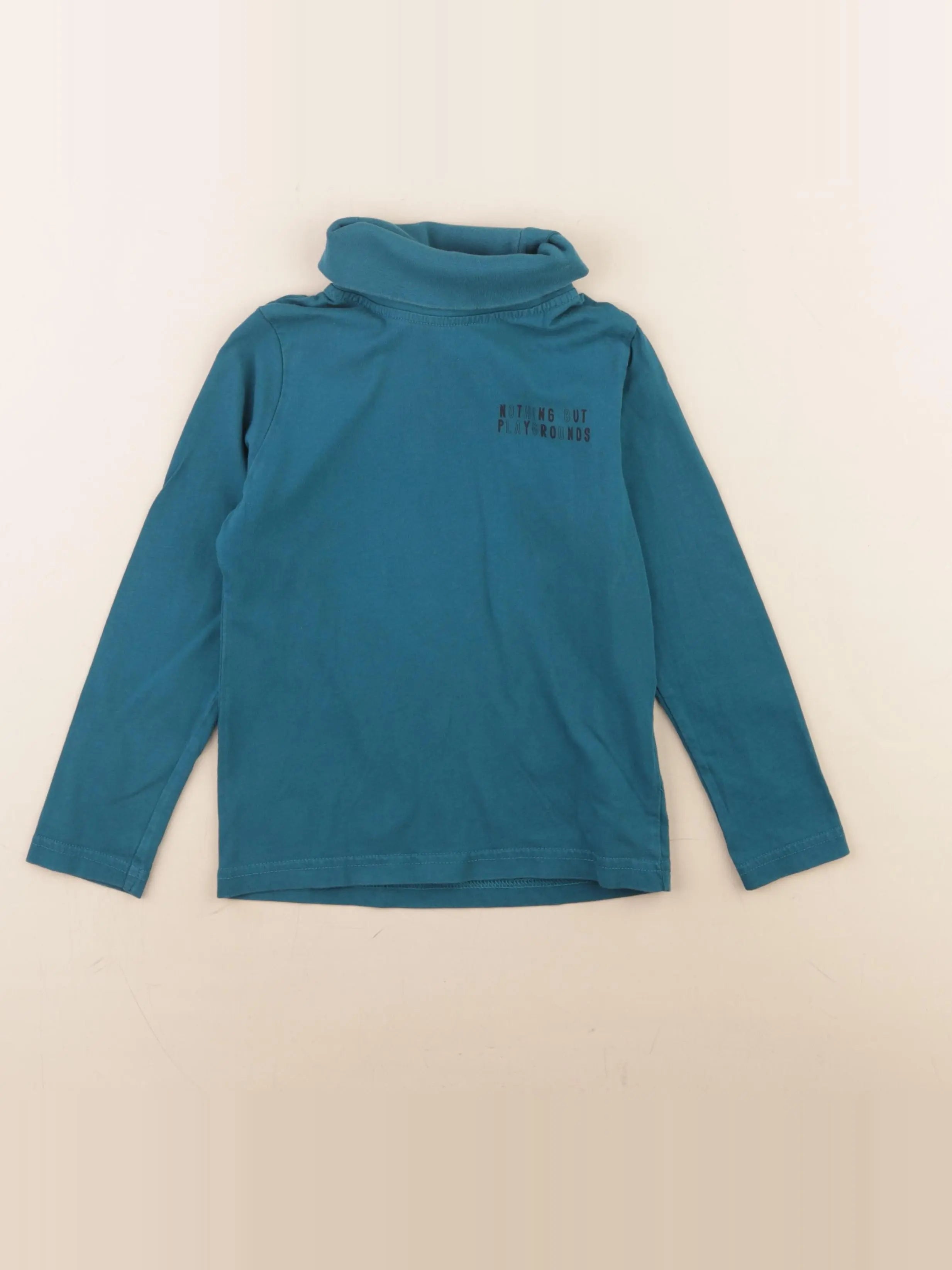 Vertbaudet - sous-pull bleu - 6 ans