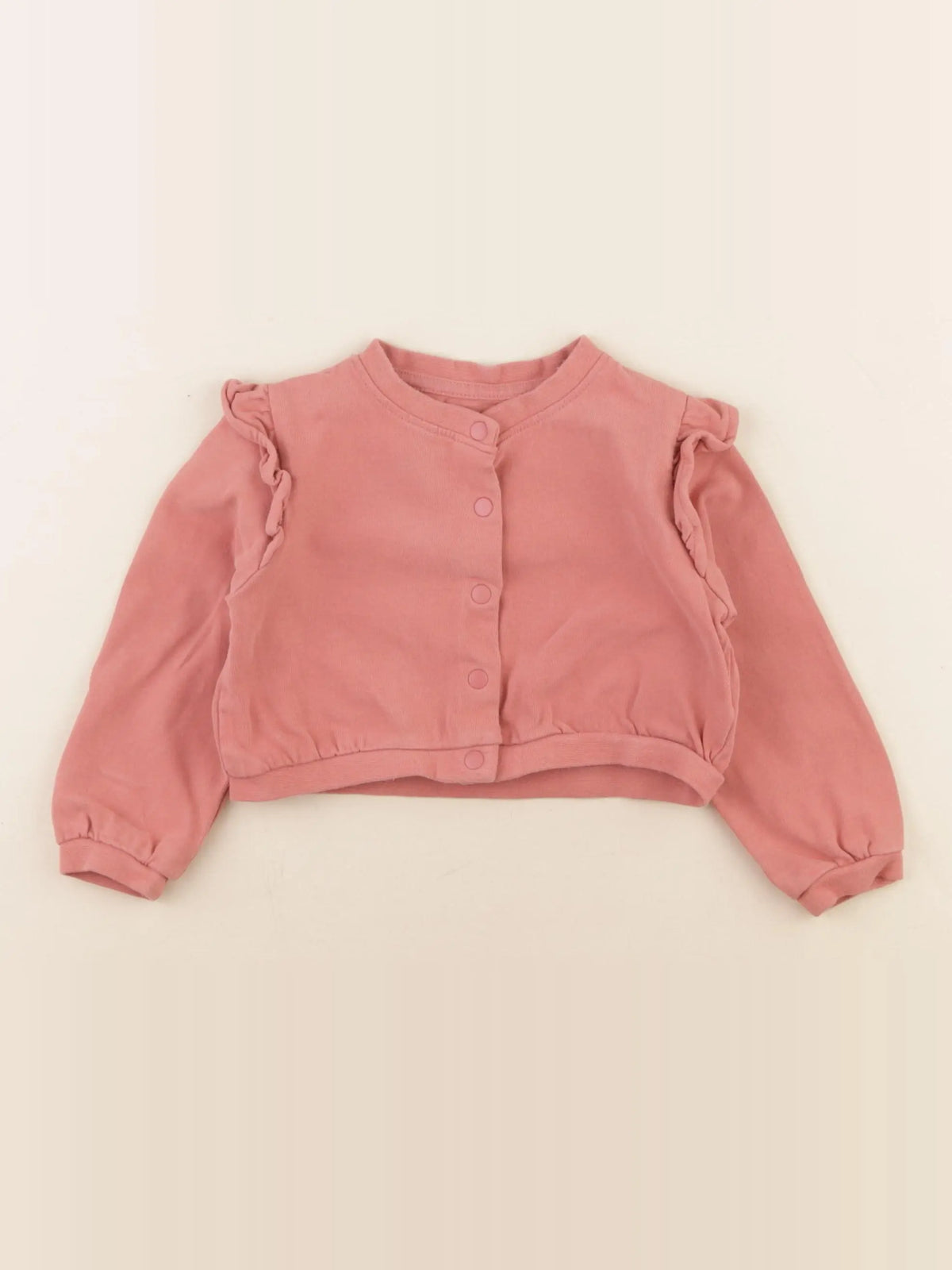 Vertbaudet - sweat rose - 2 ans